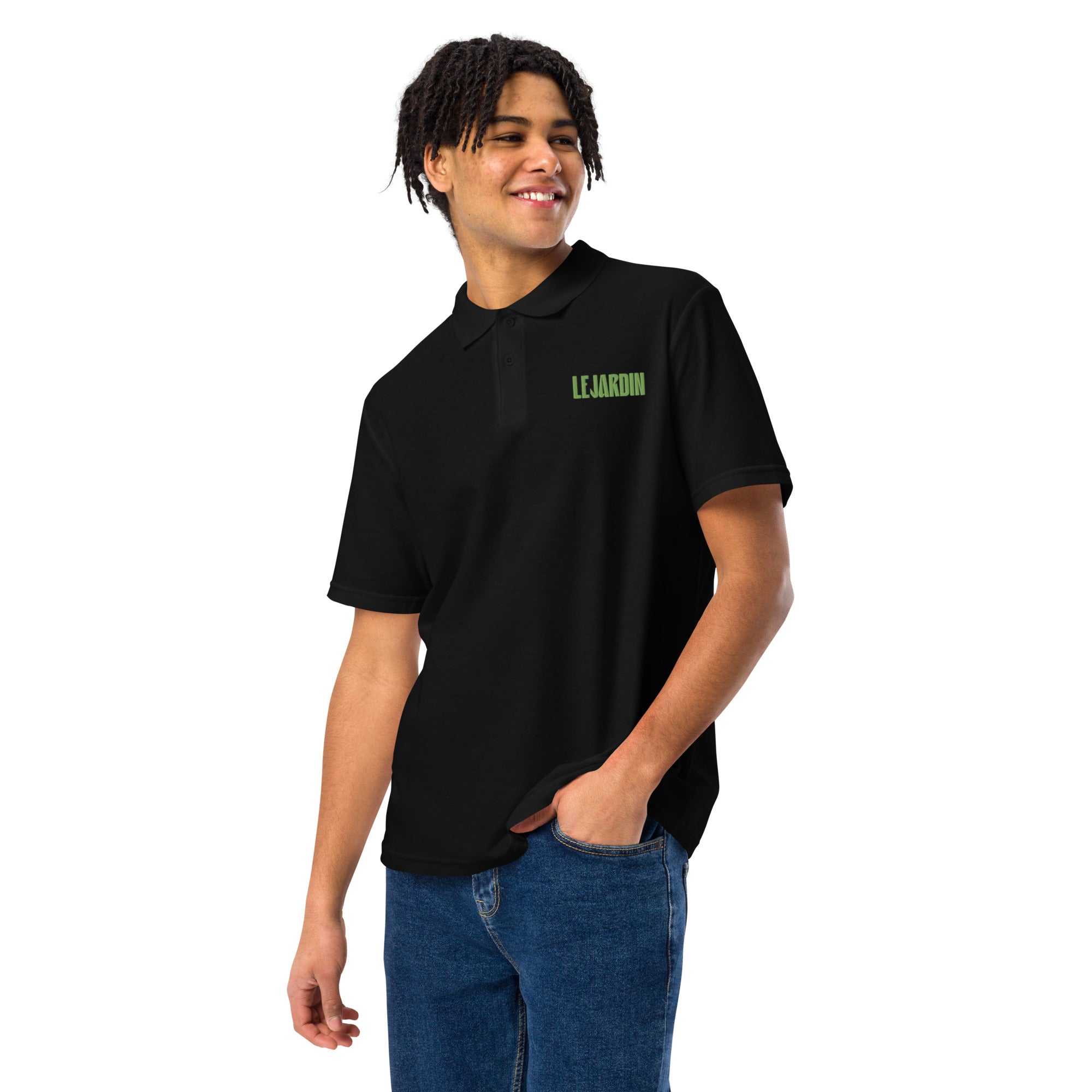 Le Jardin - Polo piqué unisexe - Brodé