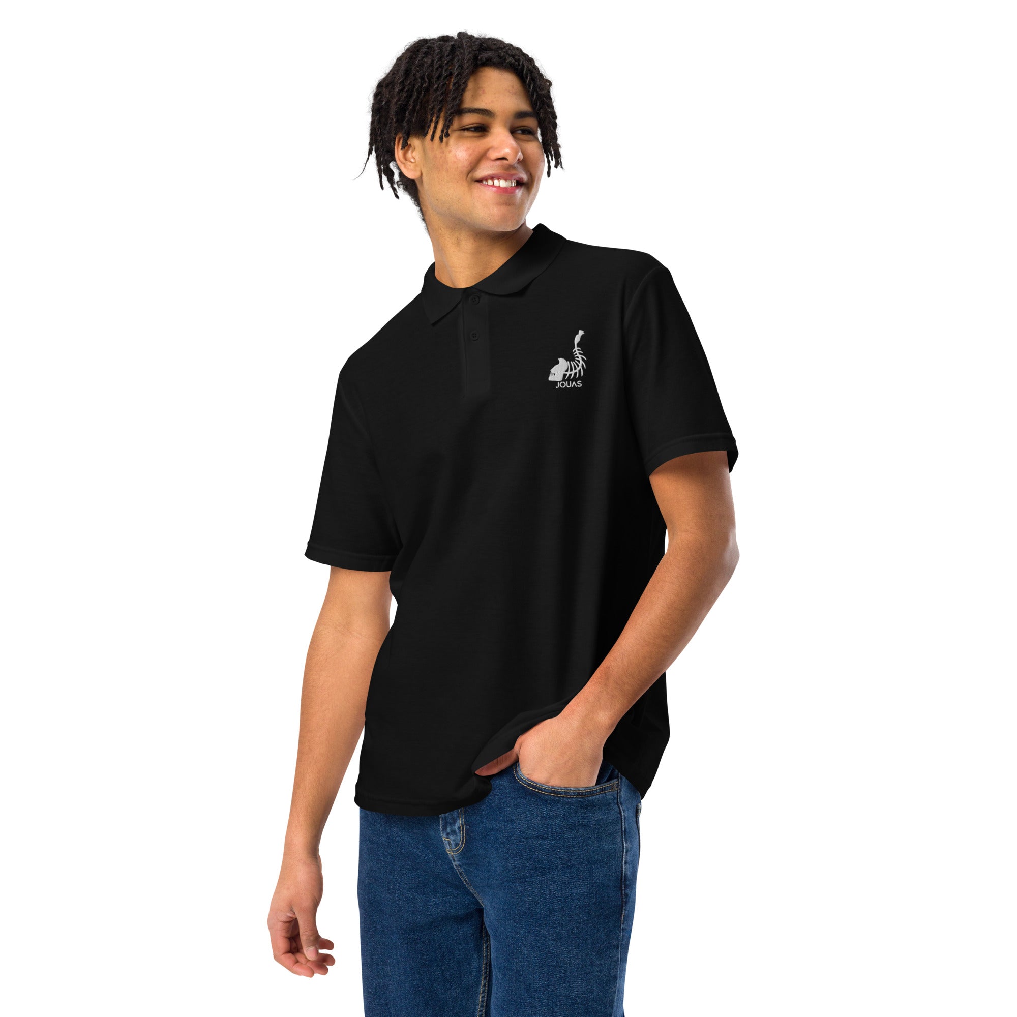 Jouas - Baracouda - Polo piqué unisexe brodé