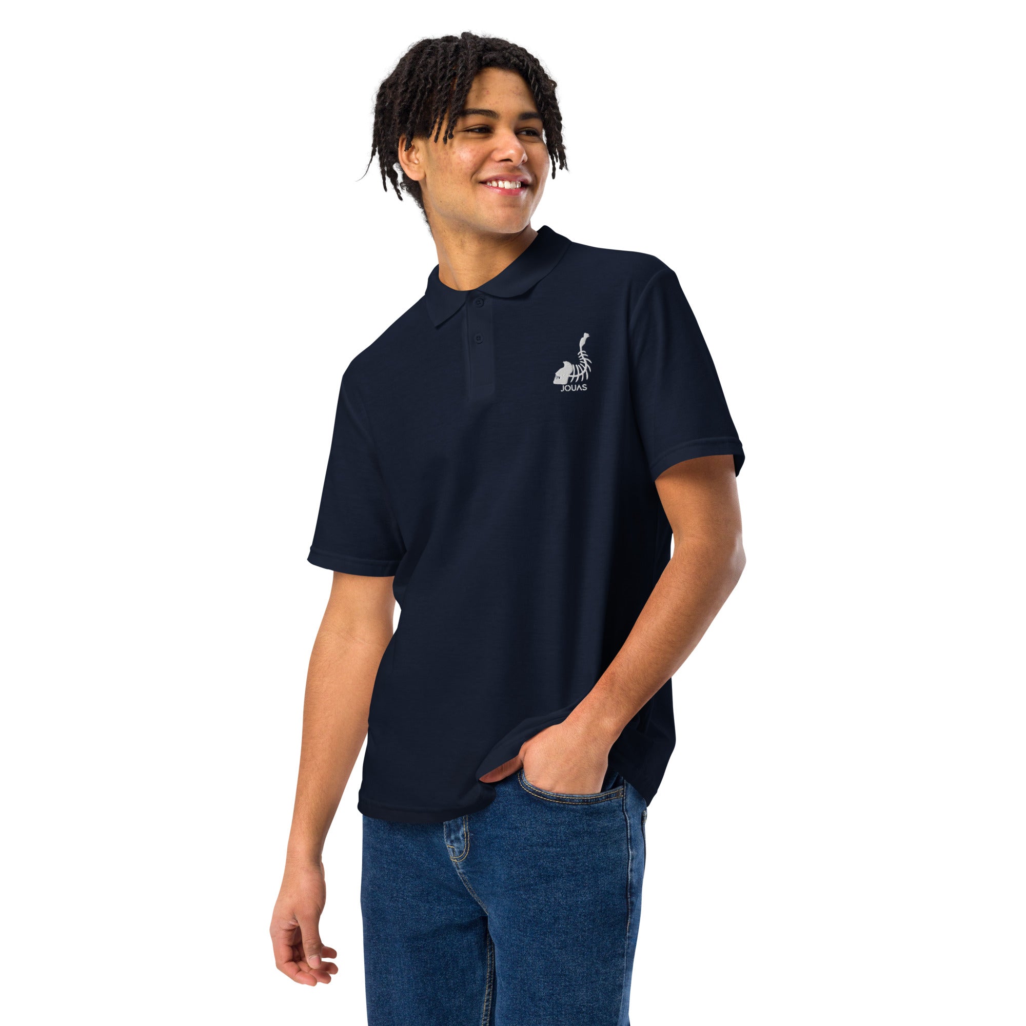 Jouas - Baracouda - Polo piqué unisexe brodé