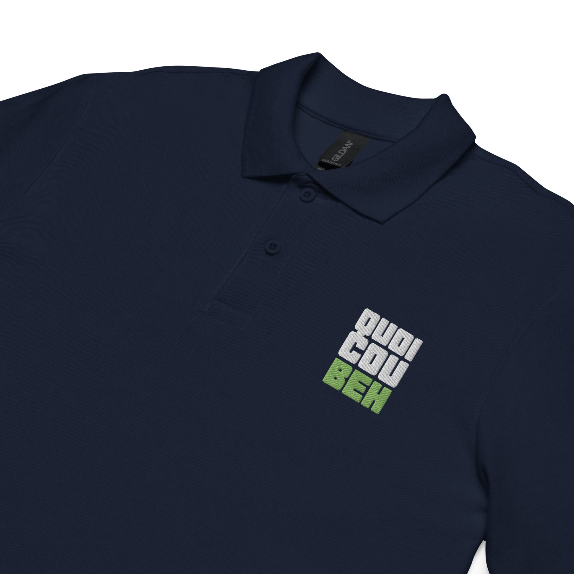 Quoicoubeh - Polo piqué unisexe - Brodé