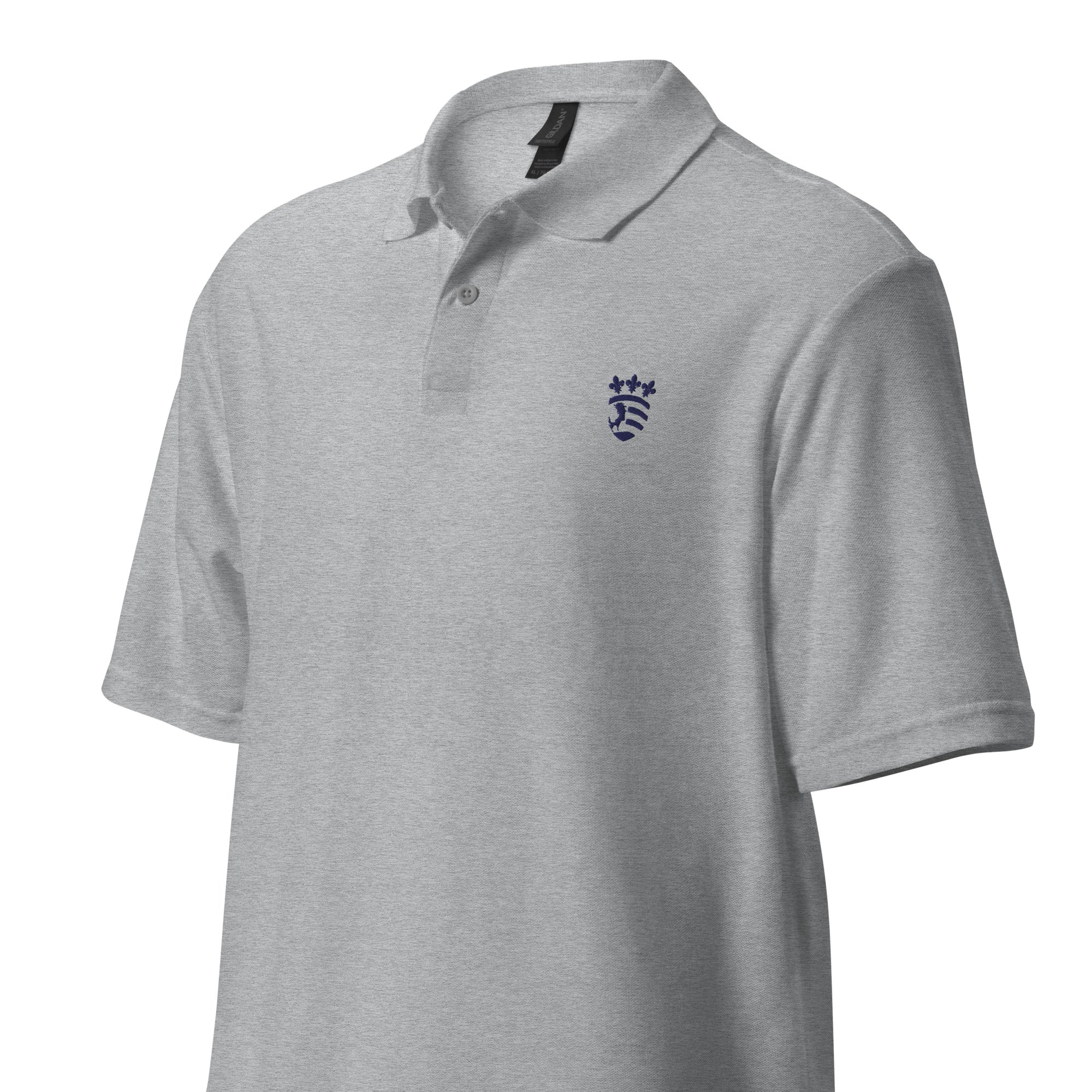 Blason Pézenas - Polo piqué unisexe brodé