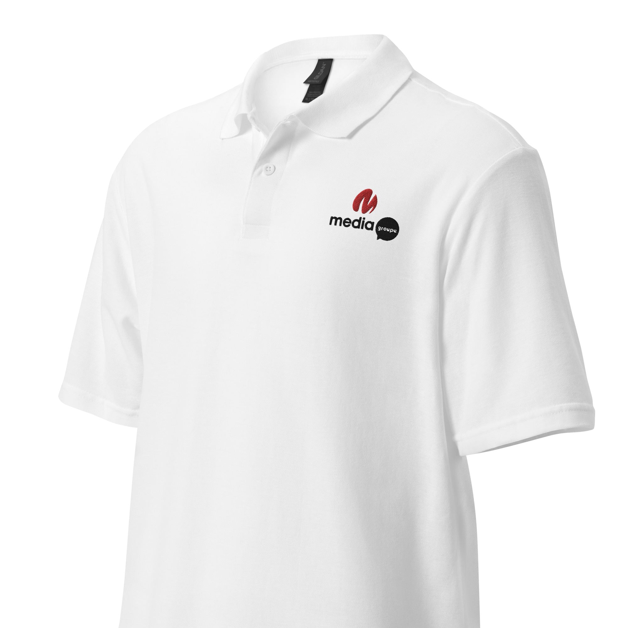 Media Group - Pro - Polo piqué unisexe - Brodé