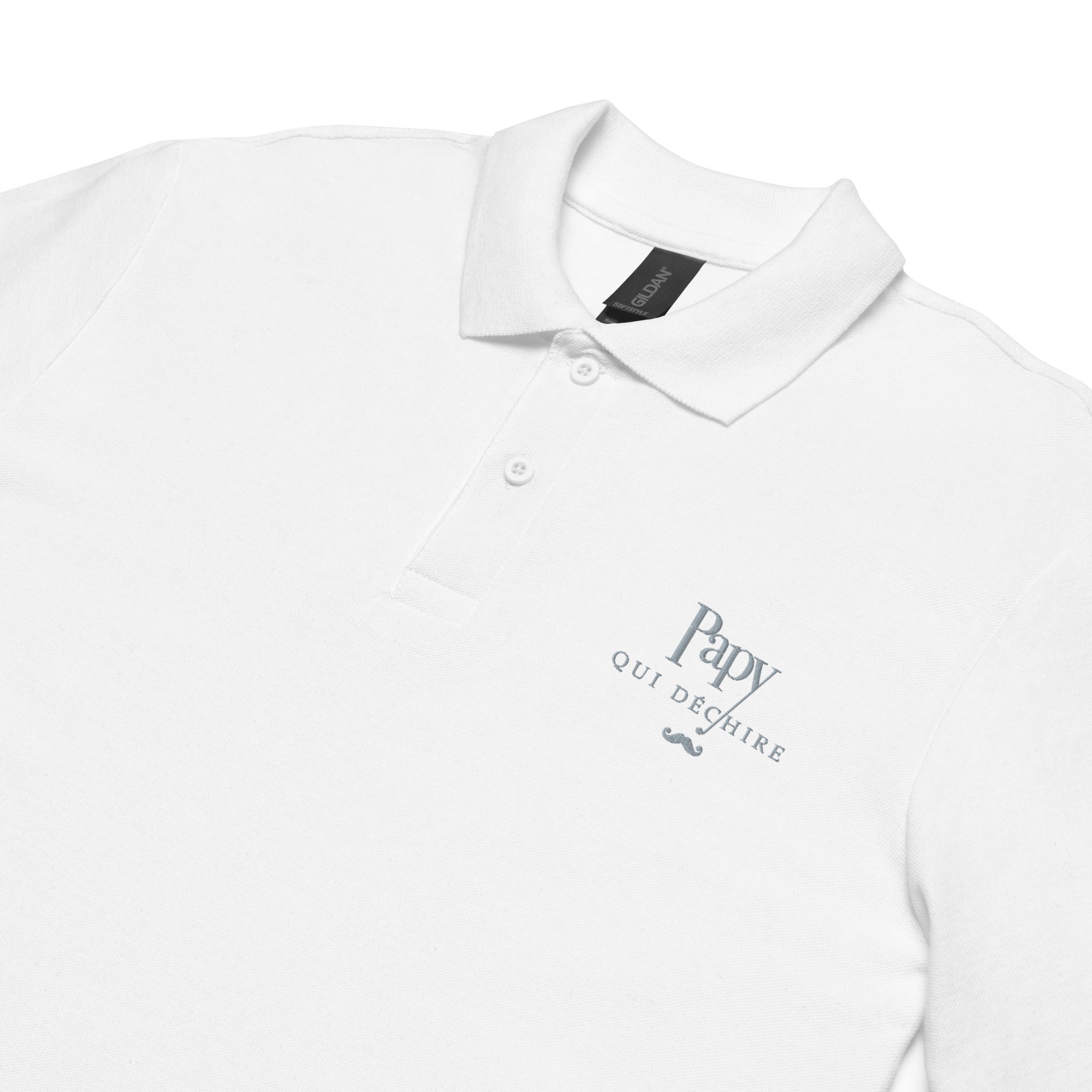 Papy qui déchire - Polo piqué unisexe - Brodé