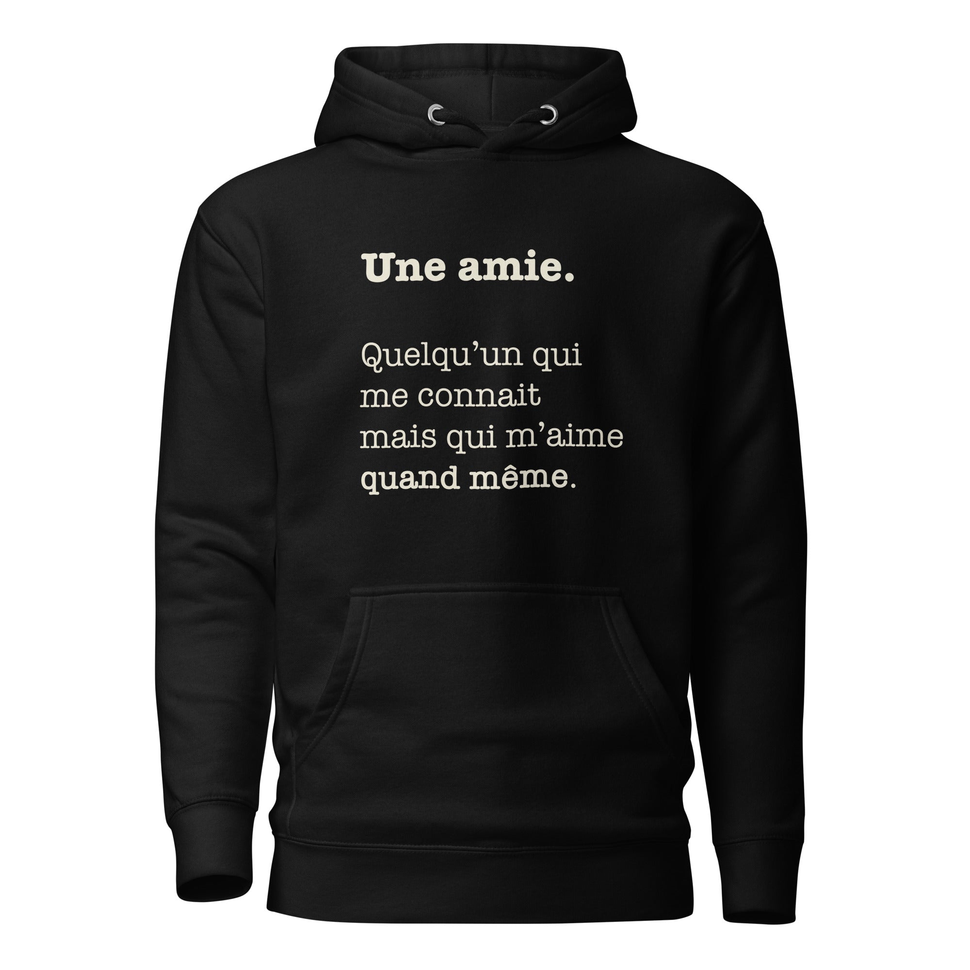Amie - définition - Sweat à Capuche Unisexe