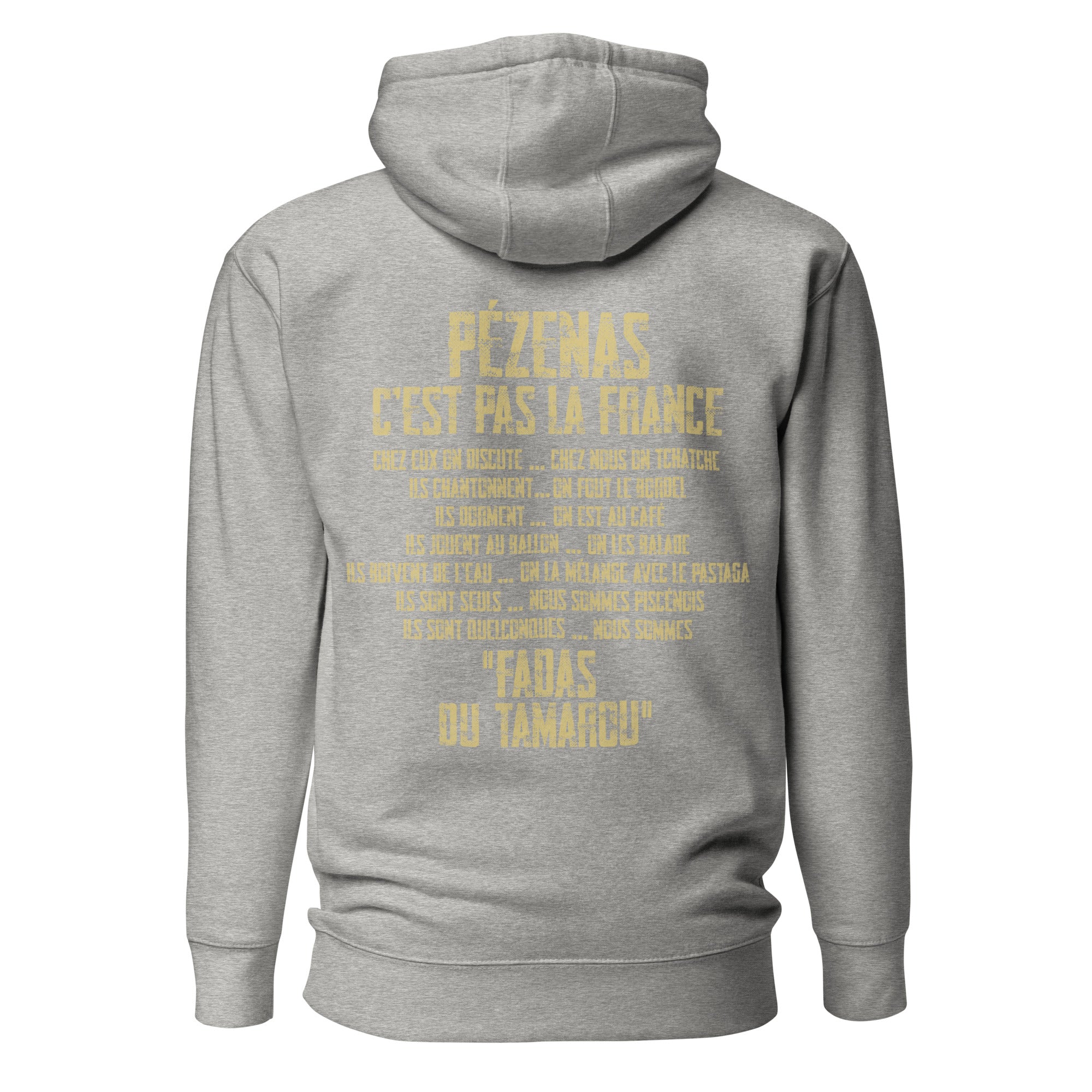 Fadas du Tamarou - Pro - Sweat à Capuche Unisexe imp. cœur et dos