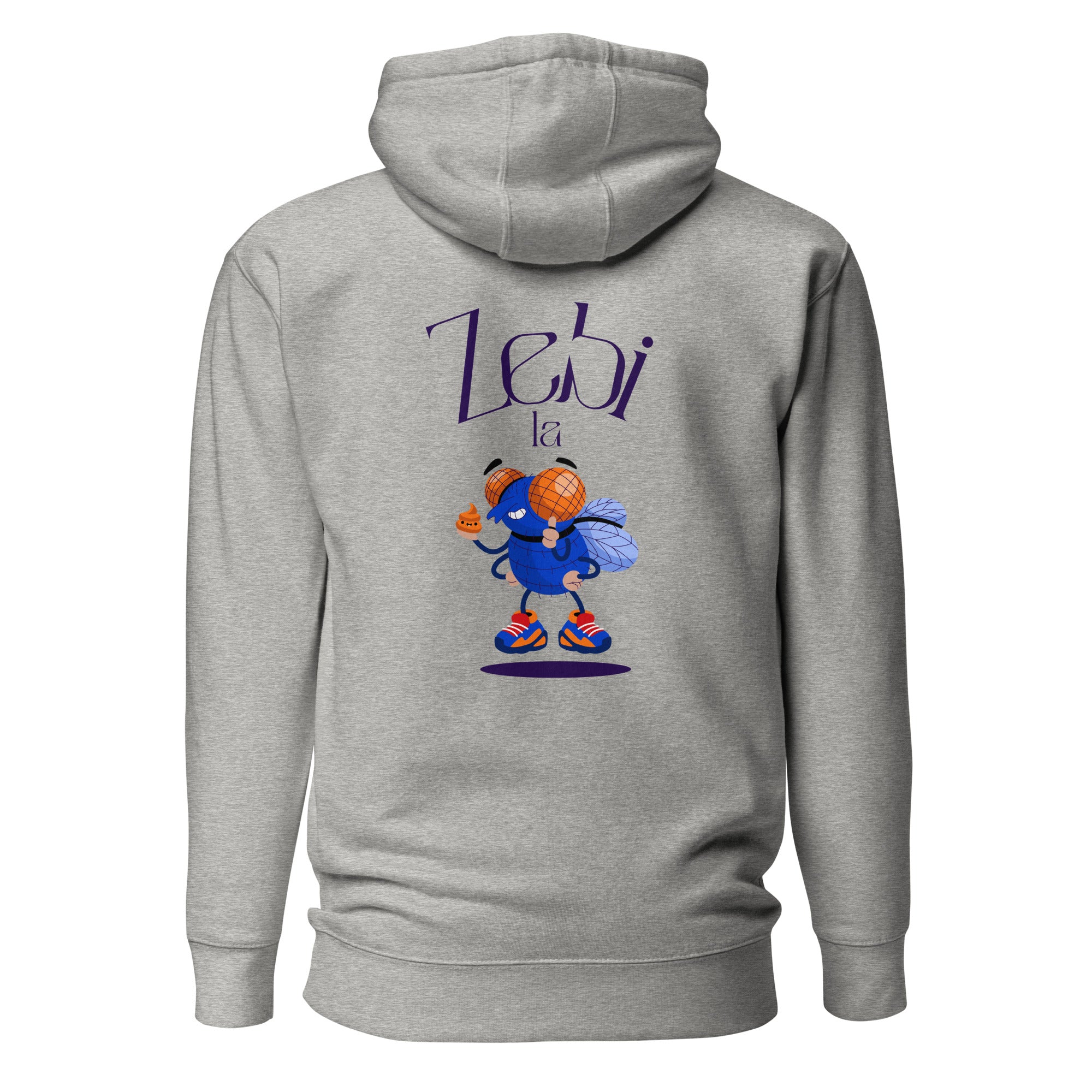 Zebi la mouche - Sweat à Capuche Unisexe - Coeur et Dos