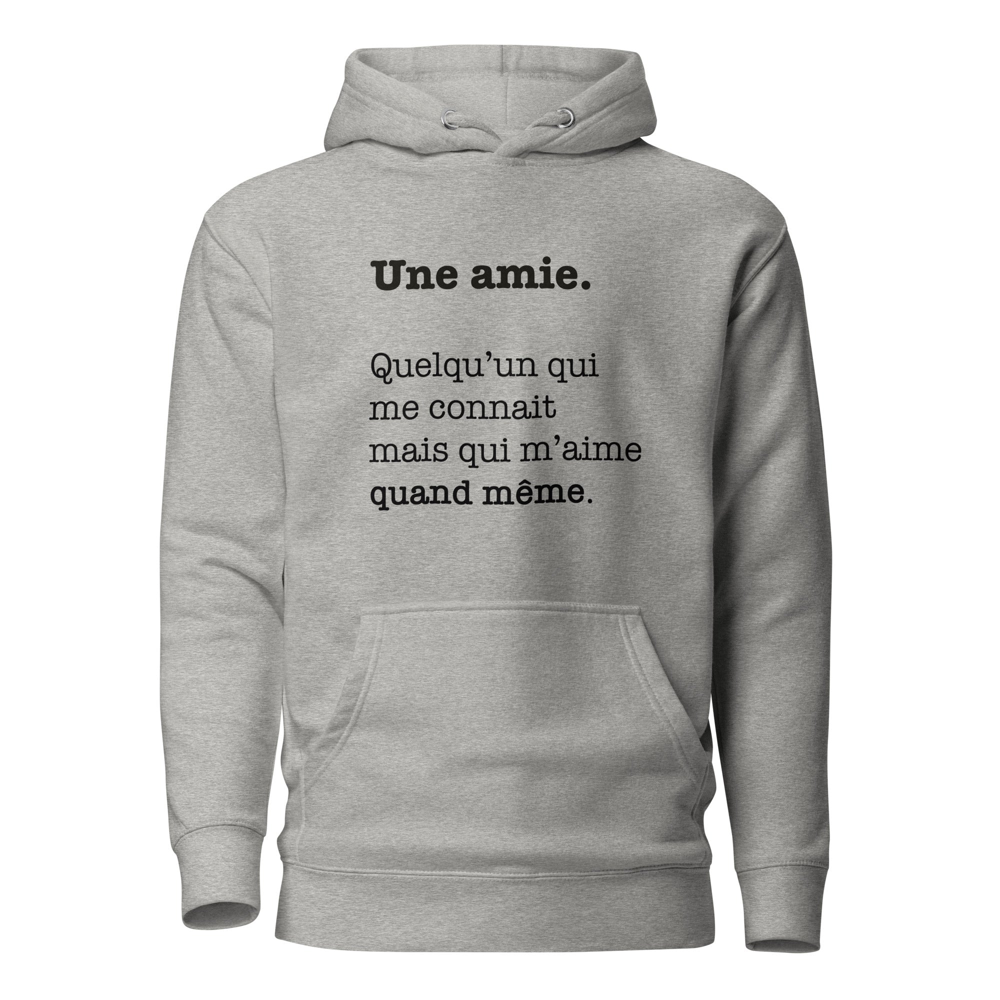 Amie - définition - Sweat à Capuche Unisexe