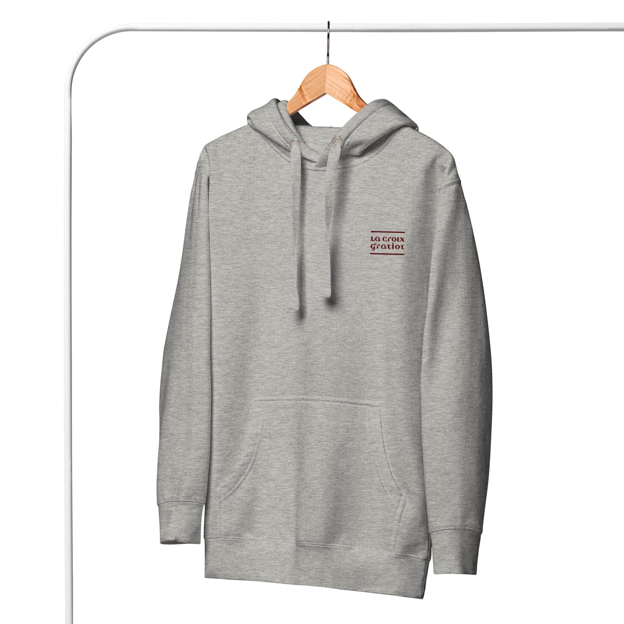 La Croix Gratiot - Sweat à Capuche Unisexe - Brodée