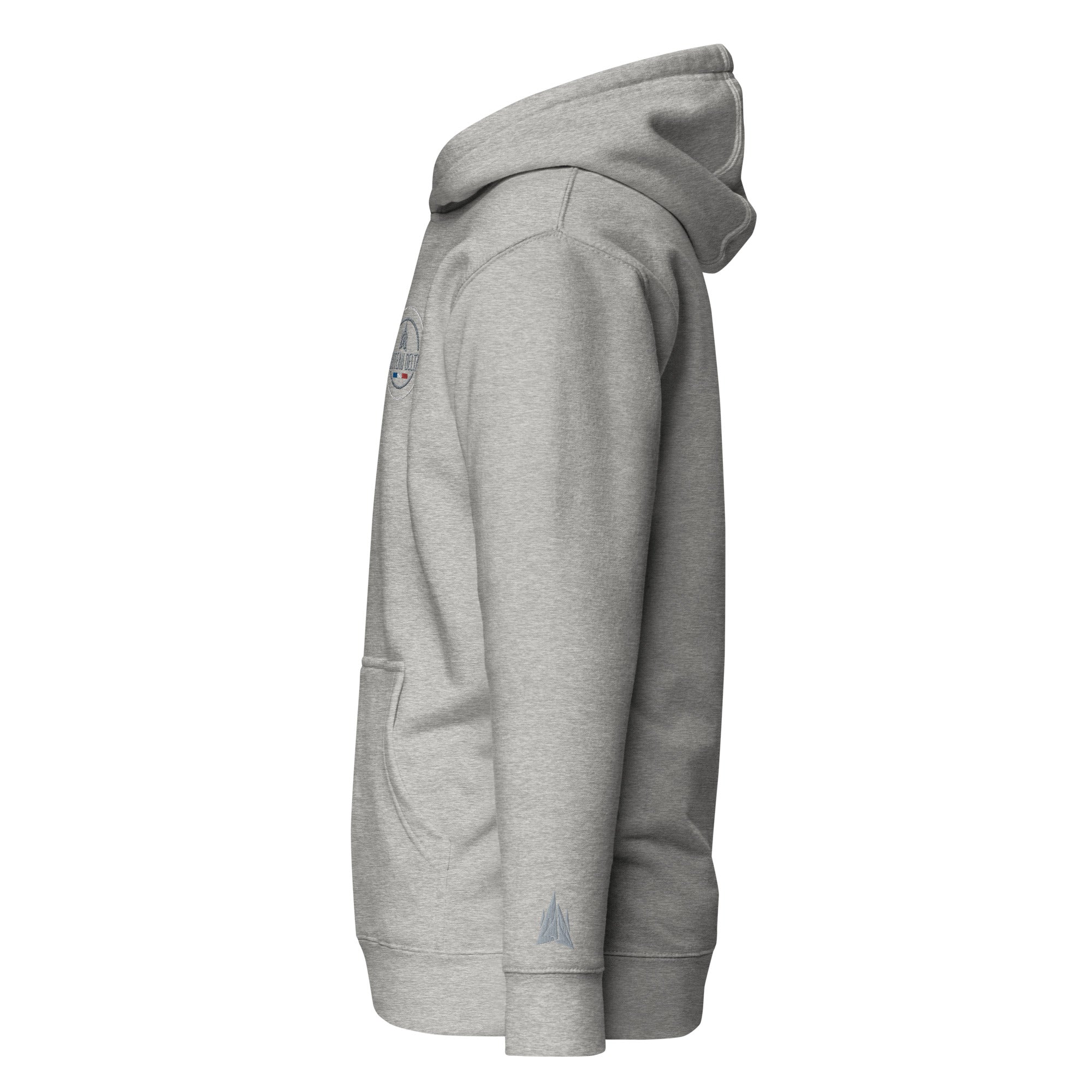 Couteau Delta - Sweat à Capuche Unisexe - Coeur et Poignet - Brodé
