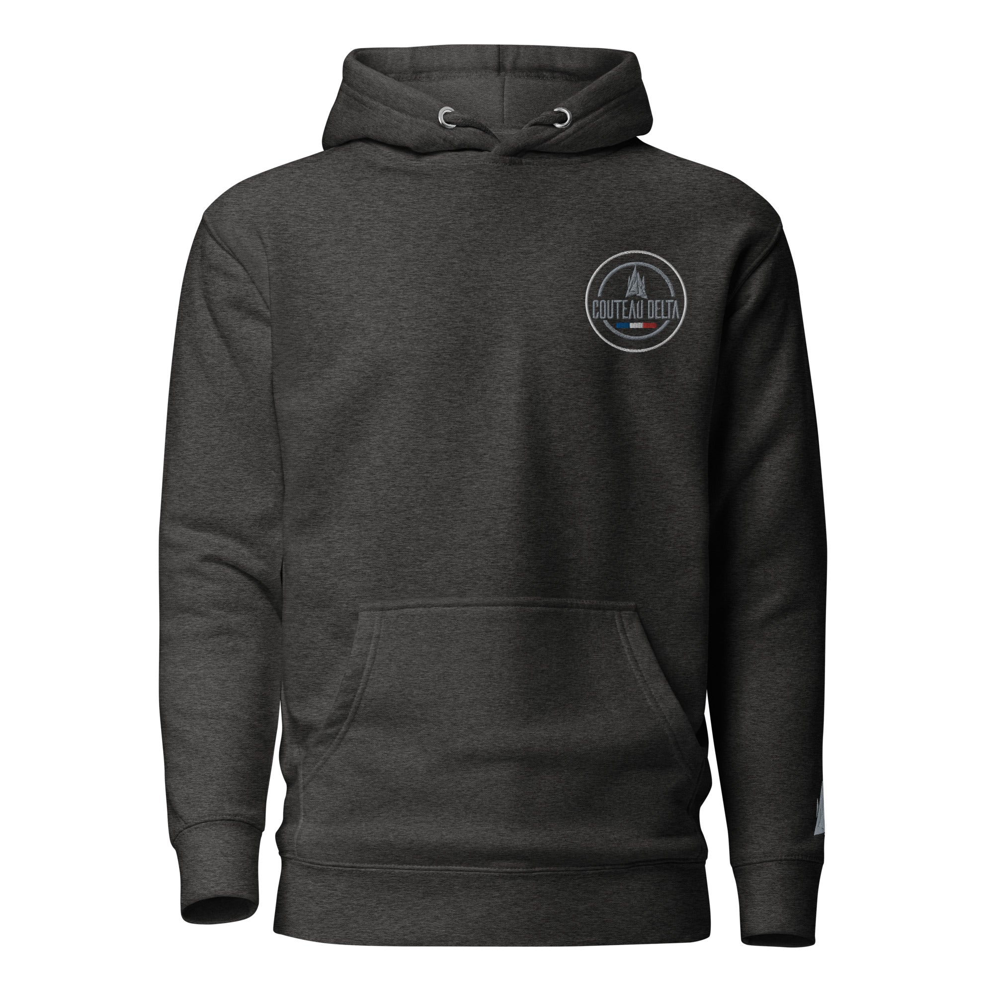 Couteau Delta - Sweat à Capuche Unisexe - Coeur et Poignet - Brodé