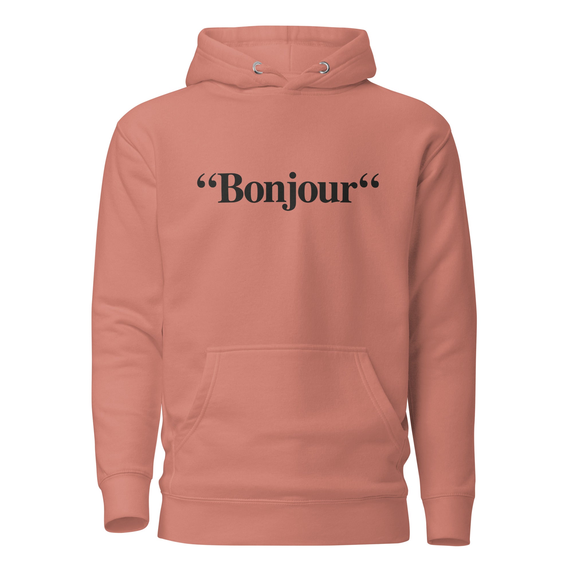 "Bonjour" - Sweat à Capuche Unisexe