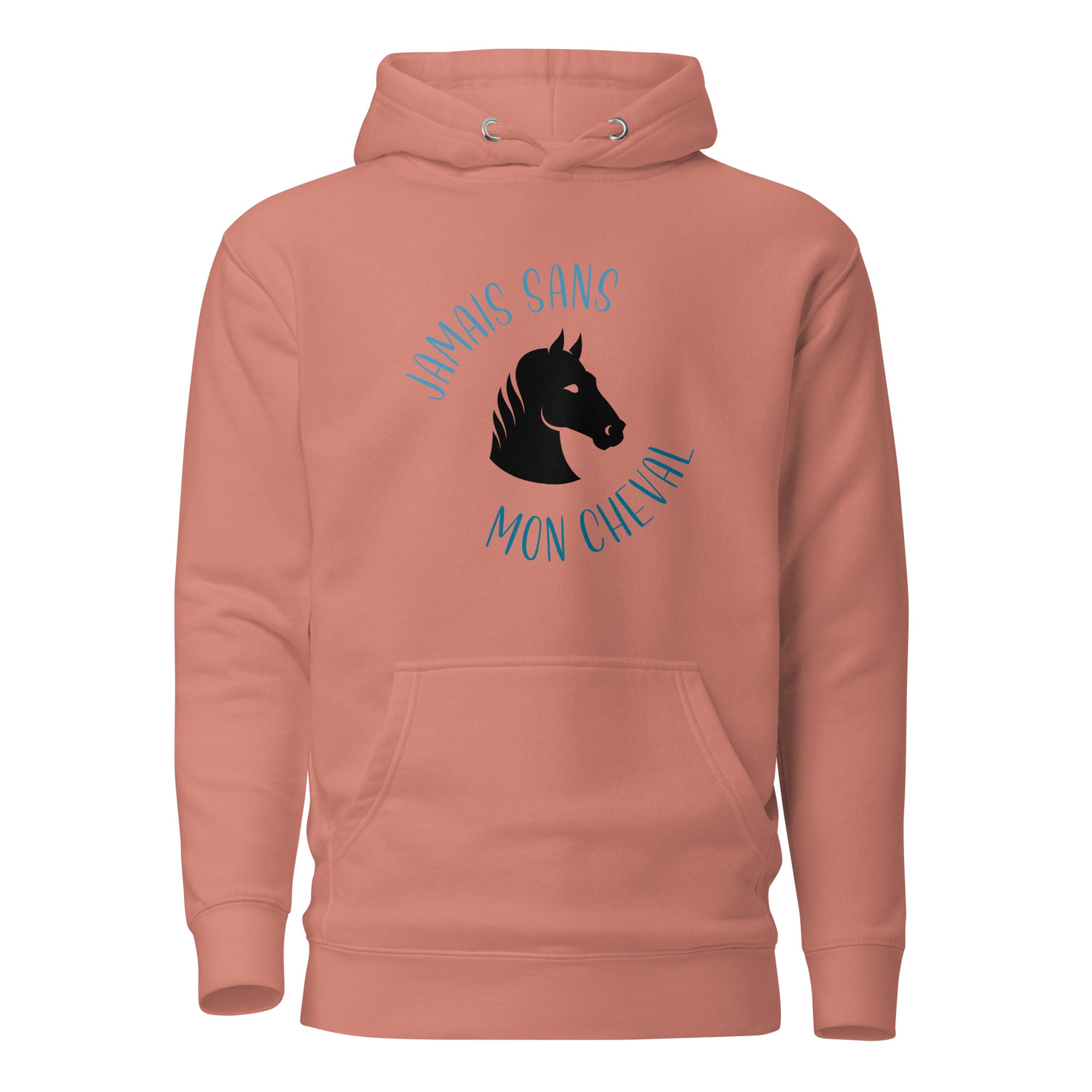 Jamais sans mon cheval - Sweat à Capuche Unisexe