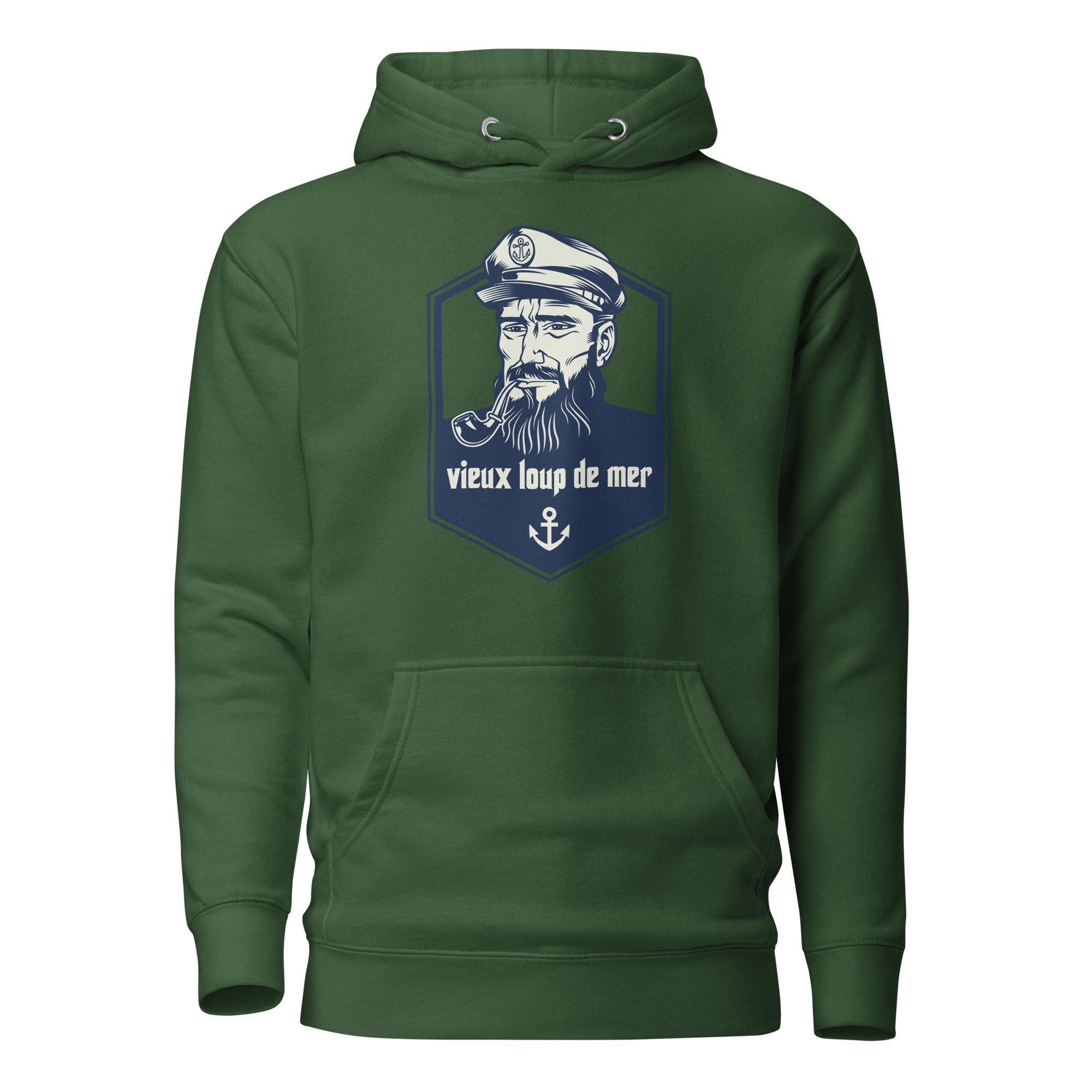 Vieux loup de mer - Sweat à Capuche Unisexe