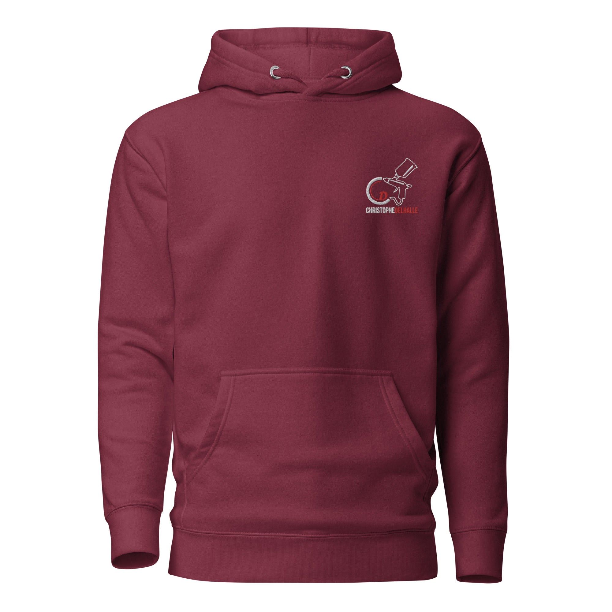 Christophe Delhalle - Sweat à Capuche Unisexe - Brodé