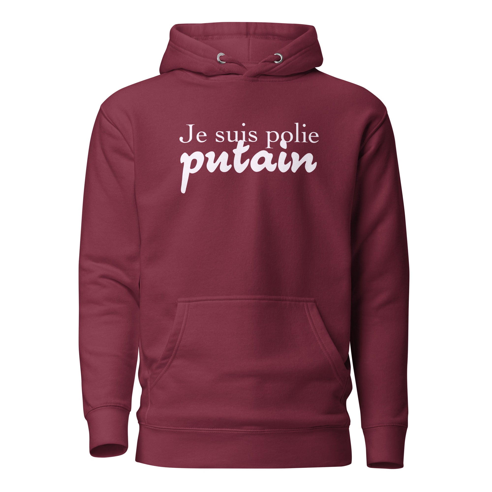 Je suis polie - Sweat à Capuche Unisexe