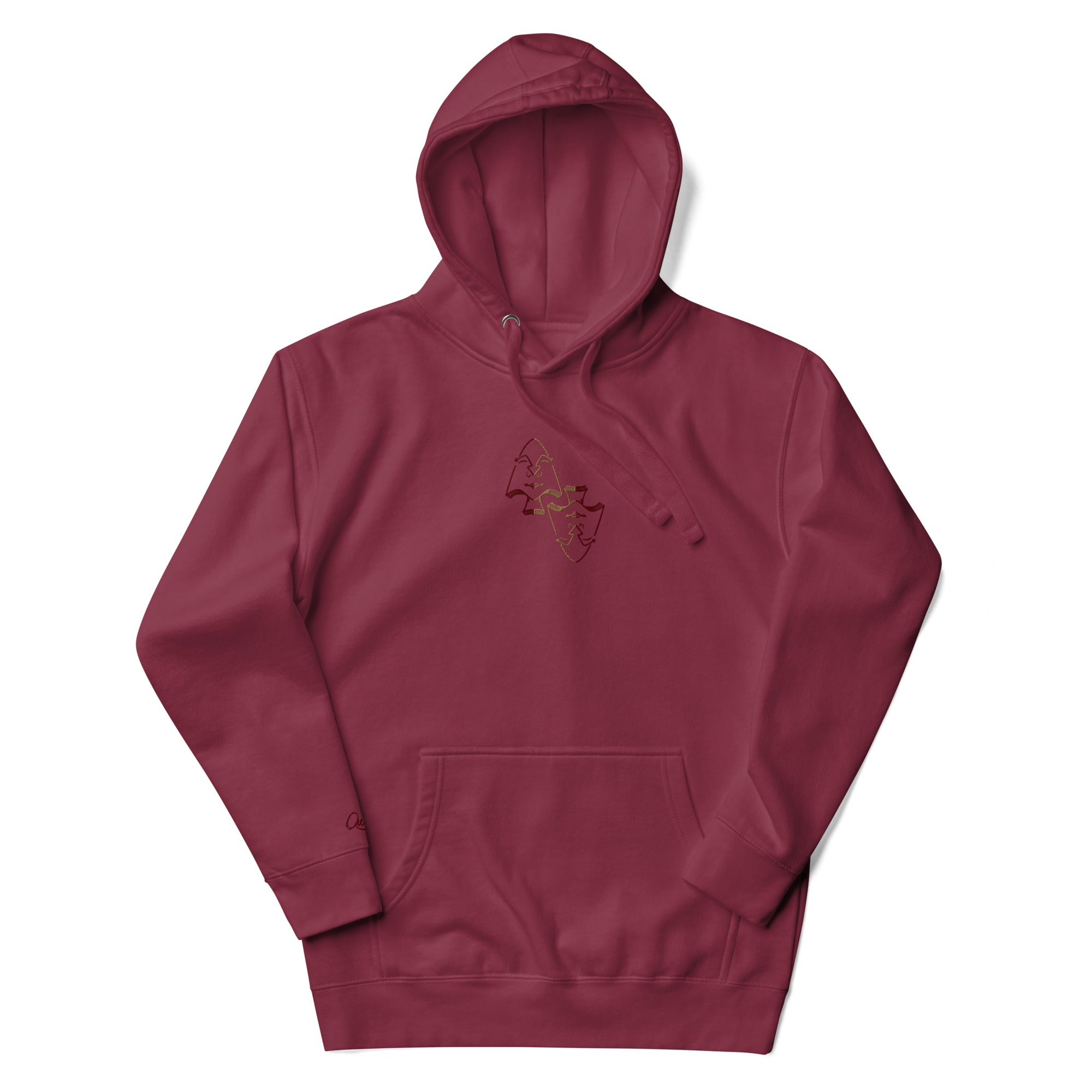 Coeur de Pik - Mawi - Sweat à Capuche Unisexe - Brodé