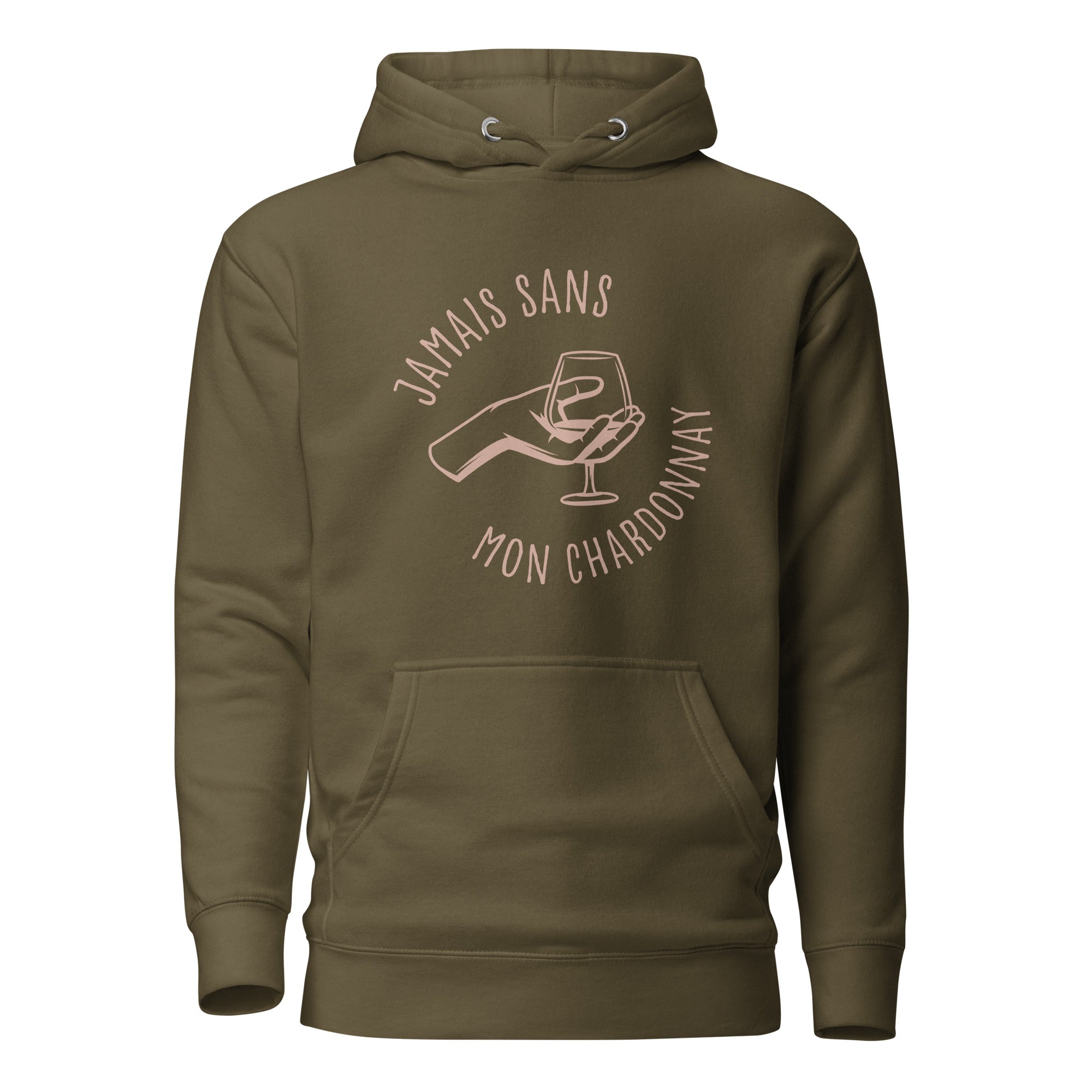 Jamais sans mon chardonnay - Sweat à Capuche Unisexe