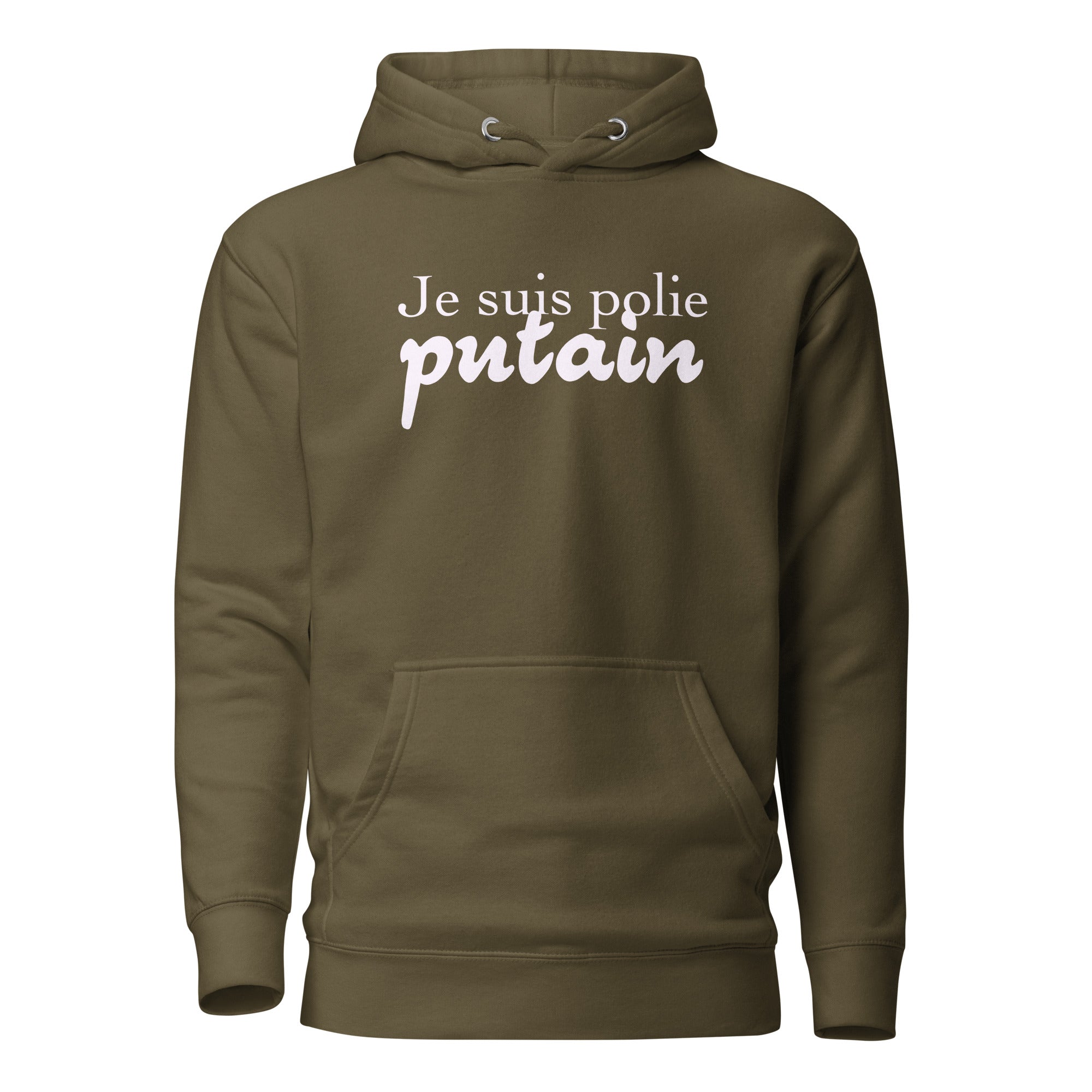 Je suis polie - Sweat à Capuche Unisexe