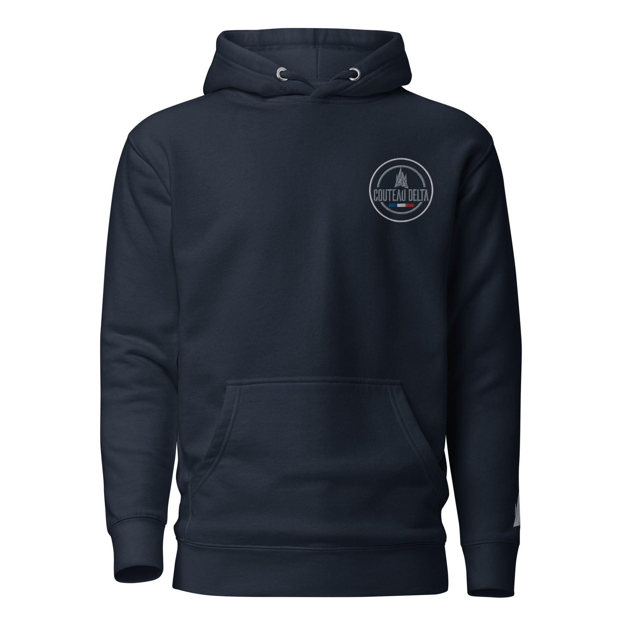 Couteau Delta - Sweat à Capuche Unisexe - Coeur et Poignet - Brodé