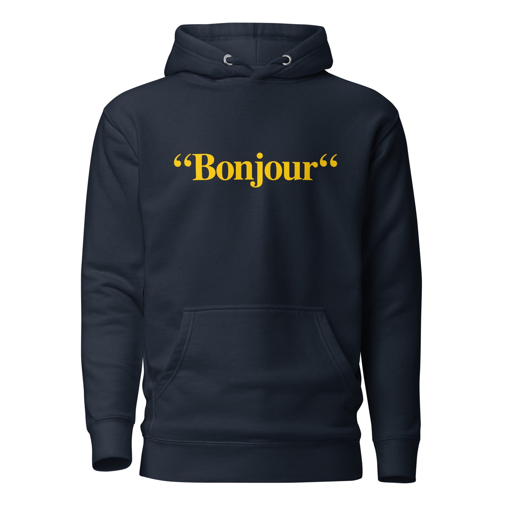 "Bonjour" - Sweat à Capuche Unisexe