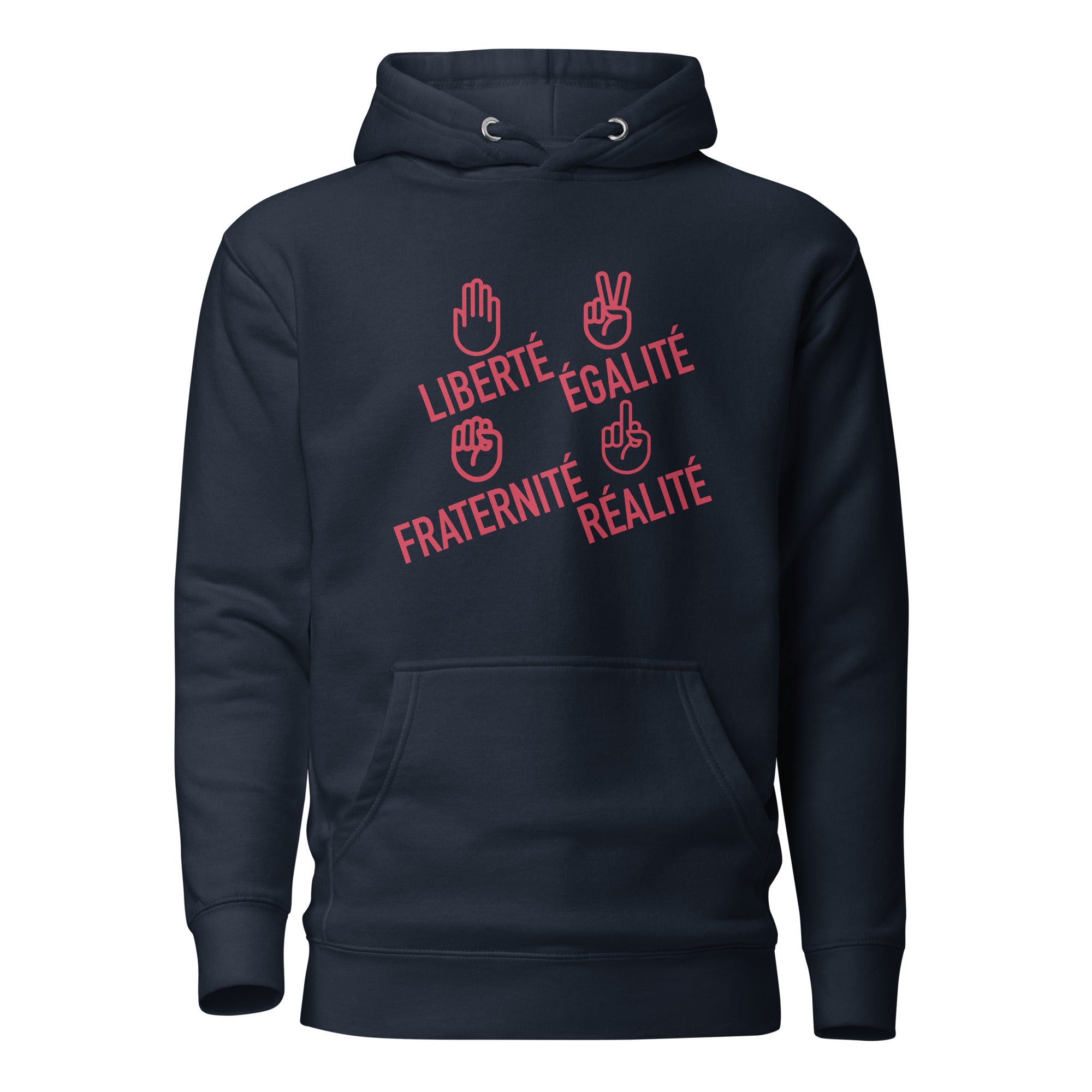 Liberté égalité fraternité réalité - Sweat à Capuche Unisexe