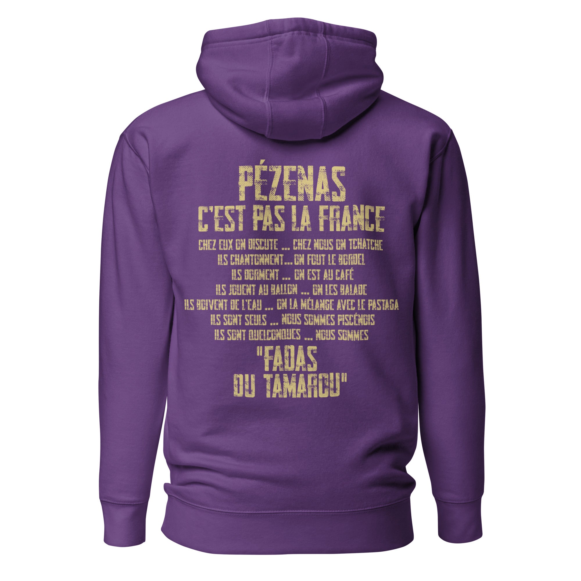 Fadas du Tamarou - Pro - Sweat à Capuche Unisexe imp. cœur et dos