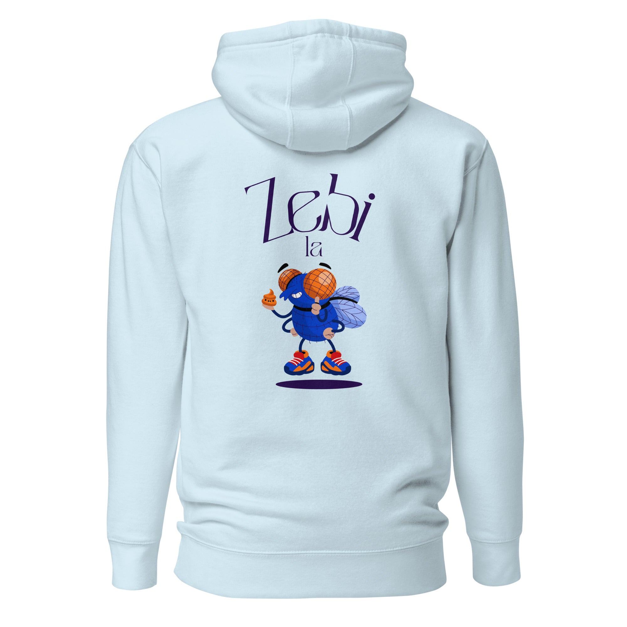 Zebi la mouche - Sweat à Capuche Unisexe - Coeur et Dos