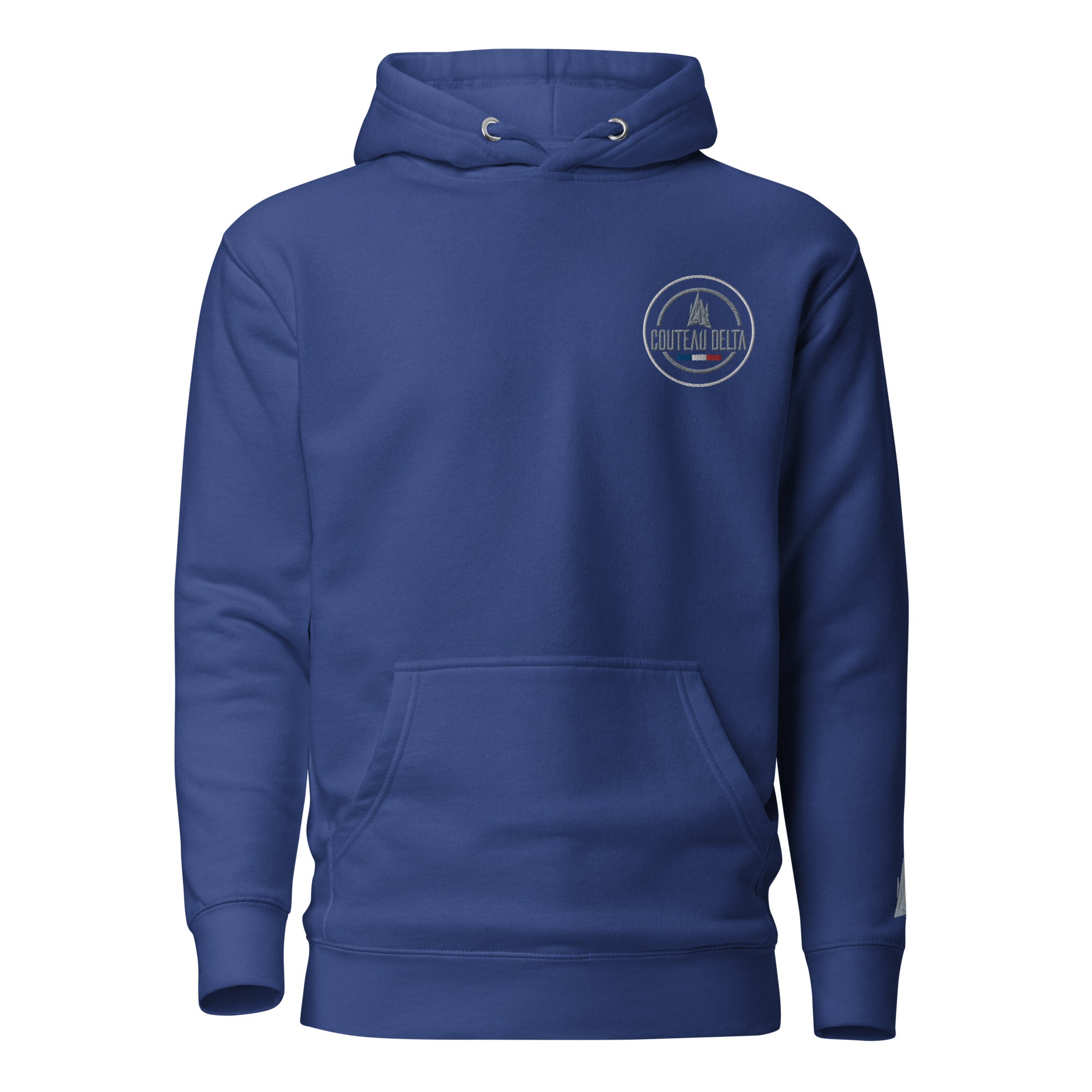 Couteau Delta - Sweat à Capuche Unisexe - Coeur et Poignet - Brodé