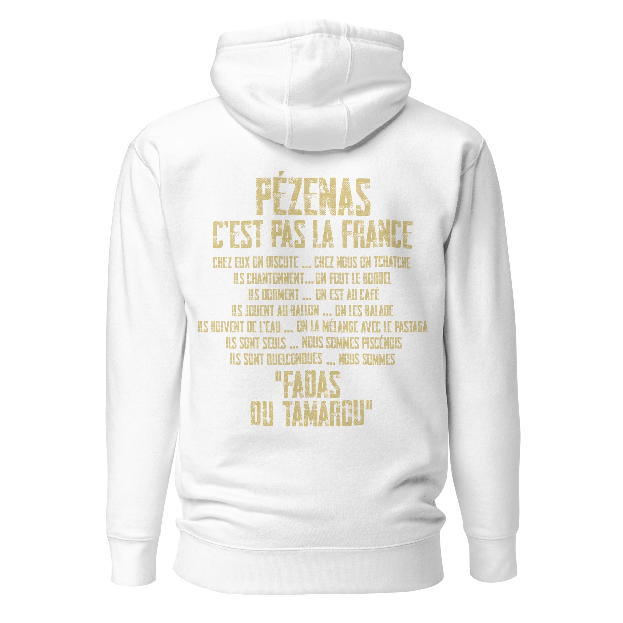 Fadas du Tamarou - Pro - Sweat à Capuche Unisexe imp. cœur et dos