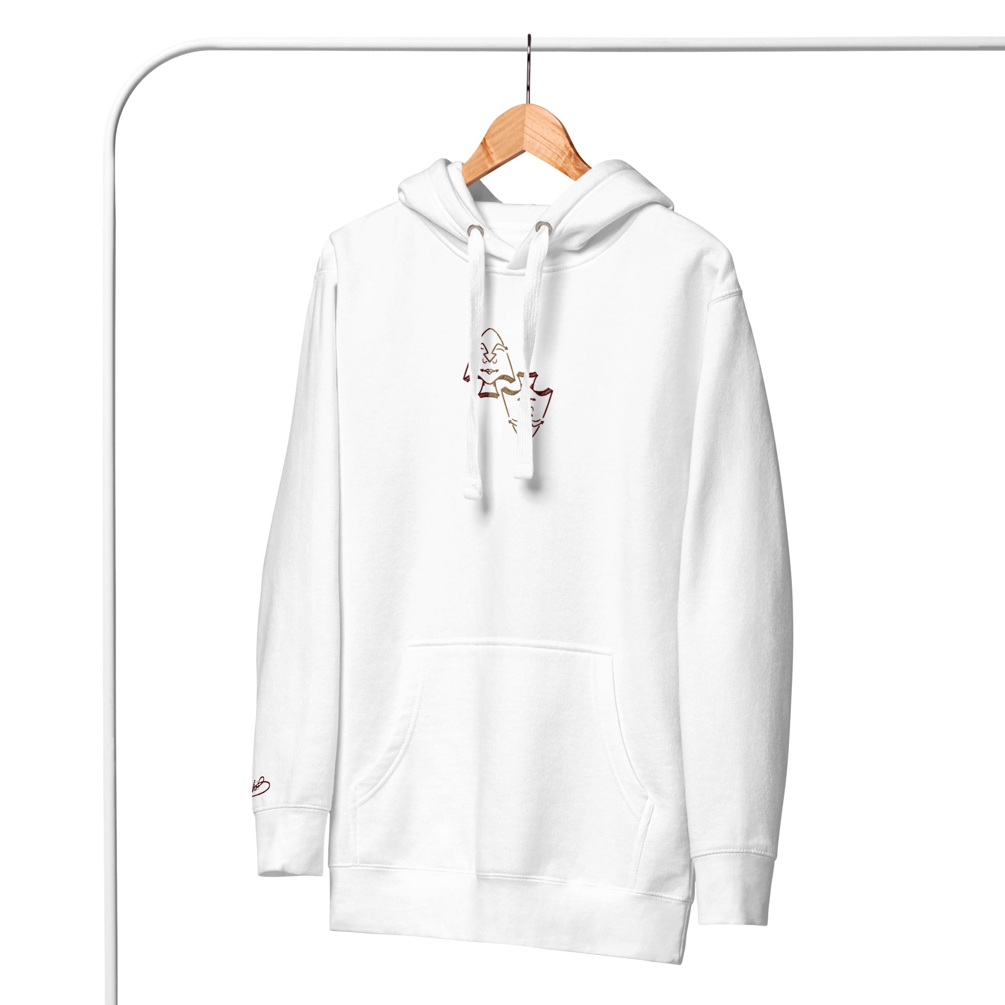 Coeur de Pik - Mawi - Sweat à Capuche Unisexe - Brodé