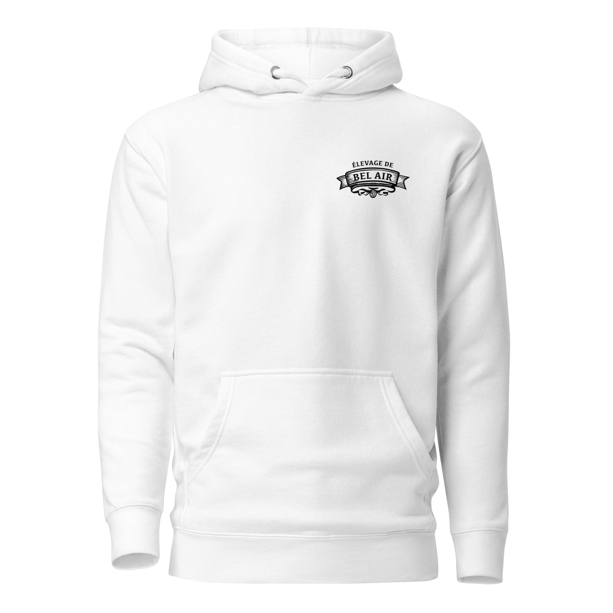 Devaux - Sweat à Capuche Unisexe - bel air - cœur et dos