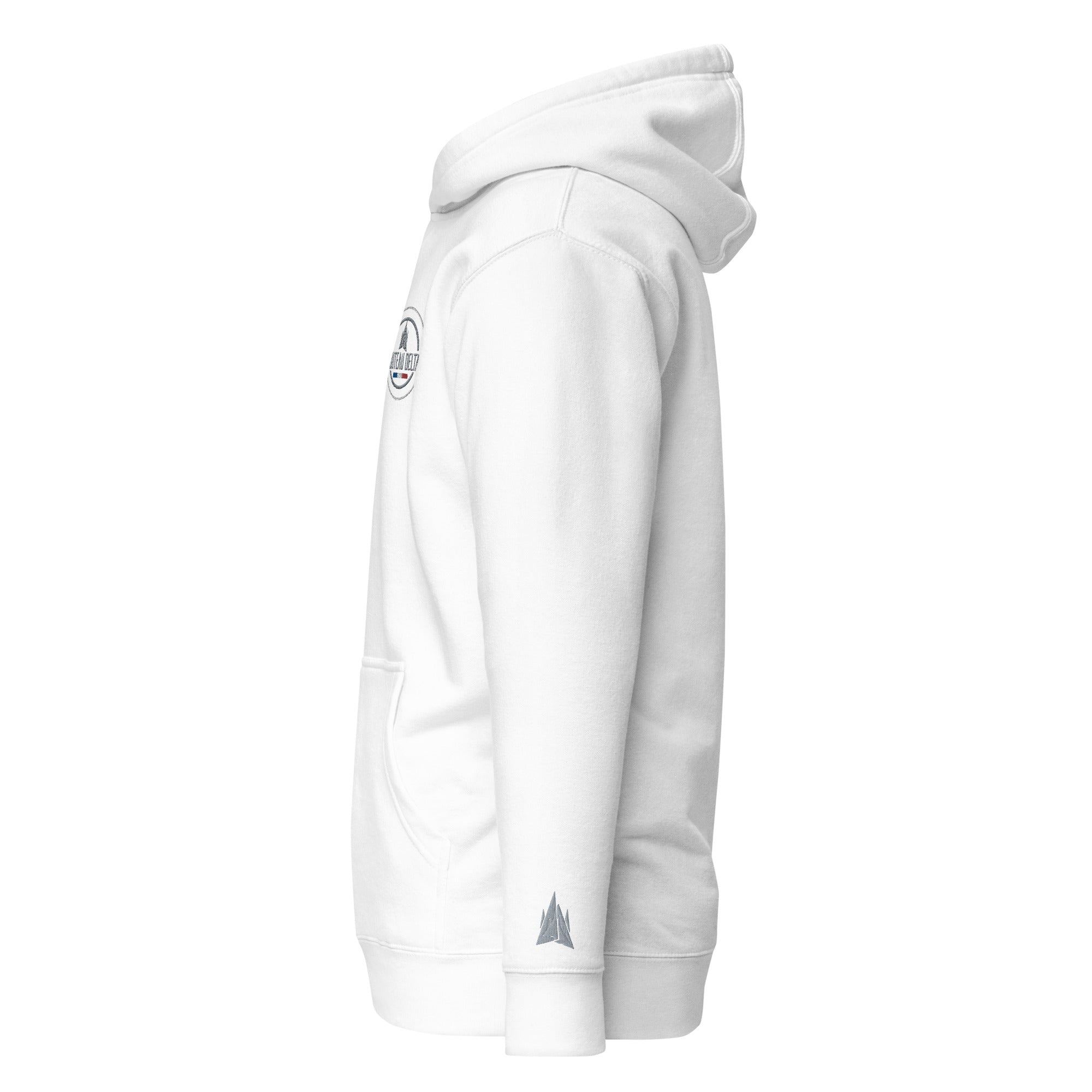 Couteau Delta - Sweat à Capuche Unisexe - Coeur et Poignet - Brodé