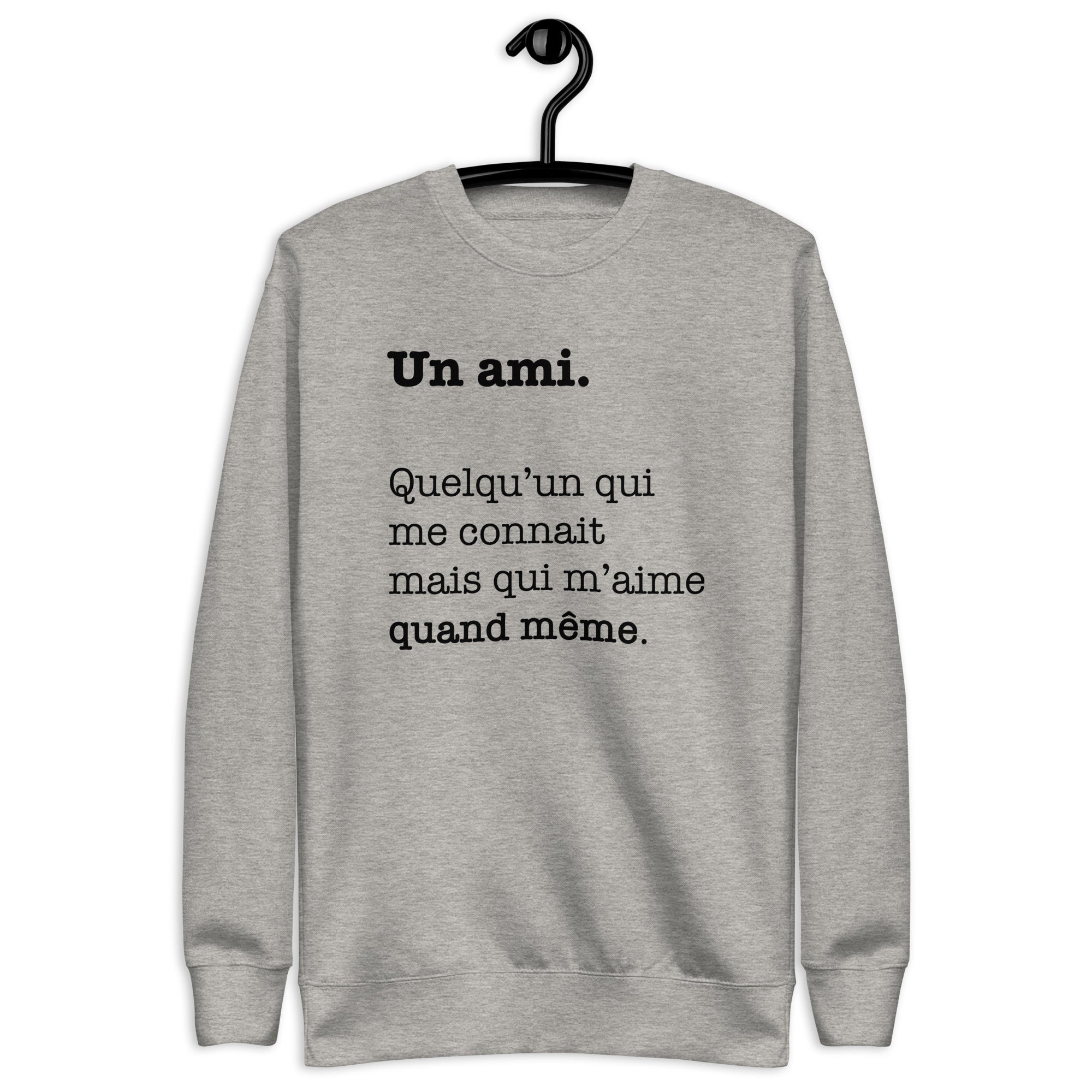 Ami - définition - Sweat Col Rond Premium - Unisexe