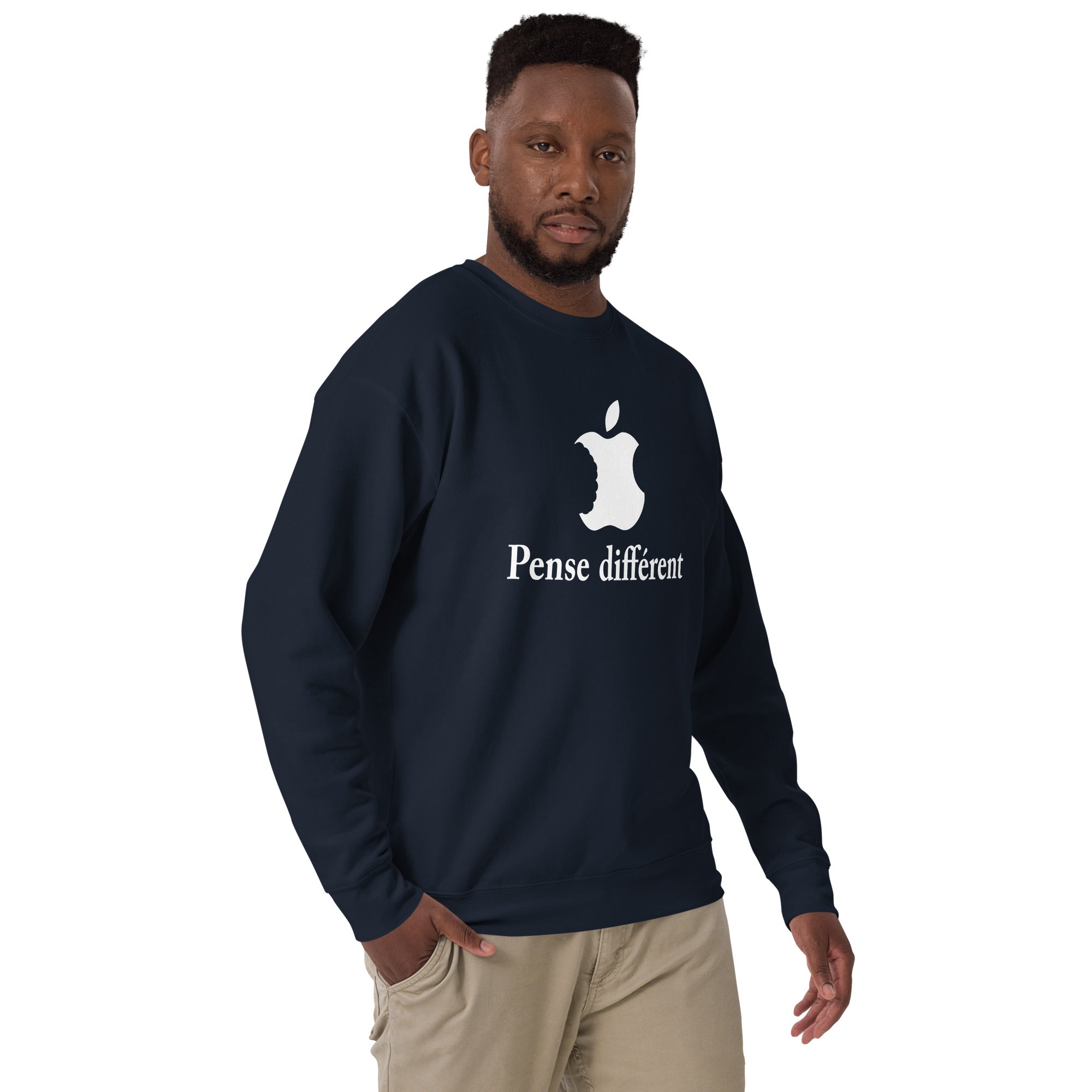 Pense différent - Sweat Col Rond Premium - Unisexe