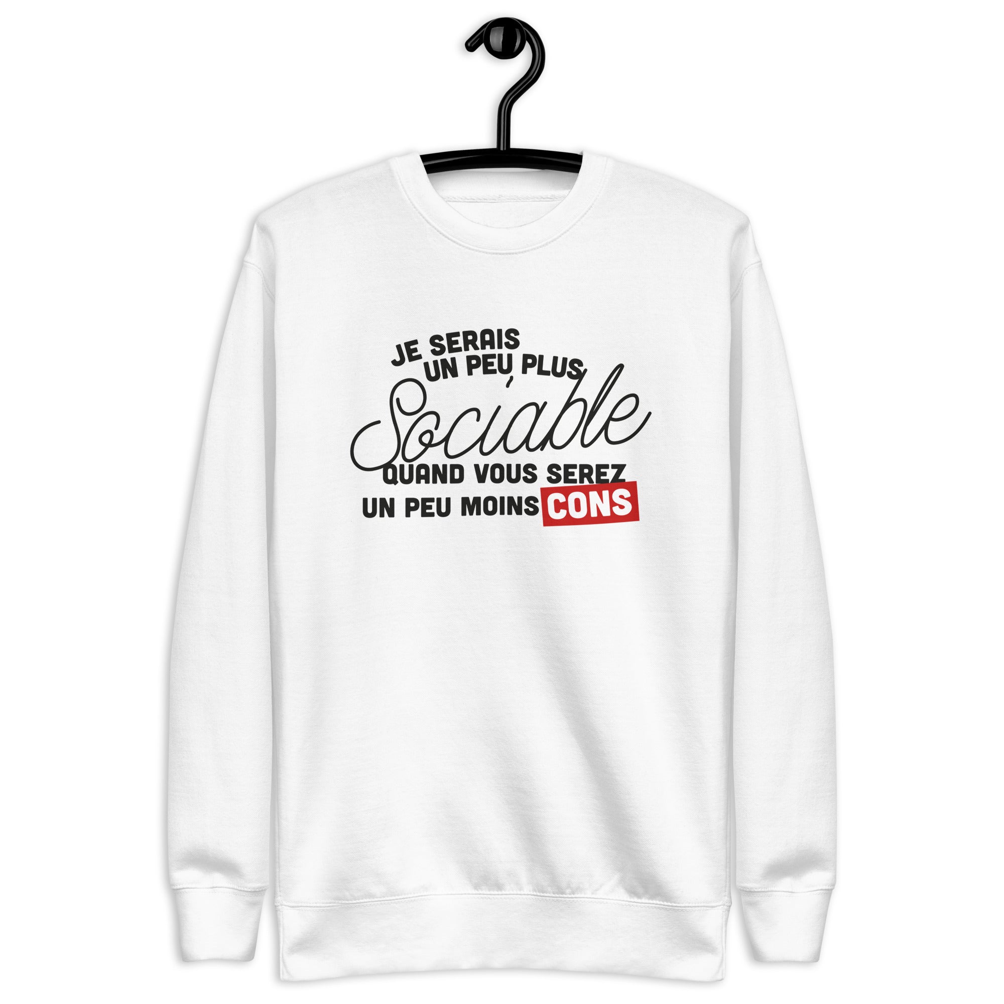 Sociable - Sweatshirt premium unisexe