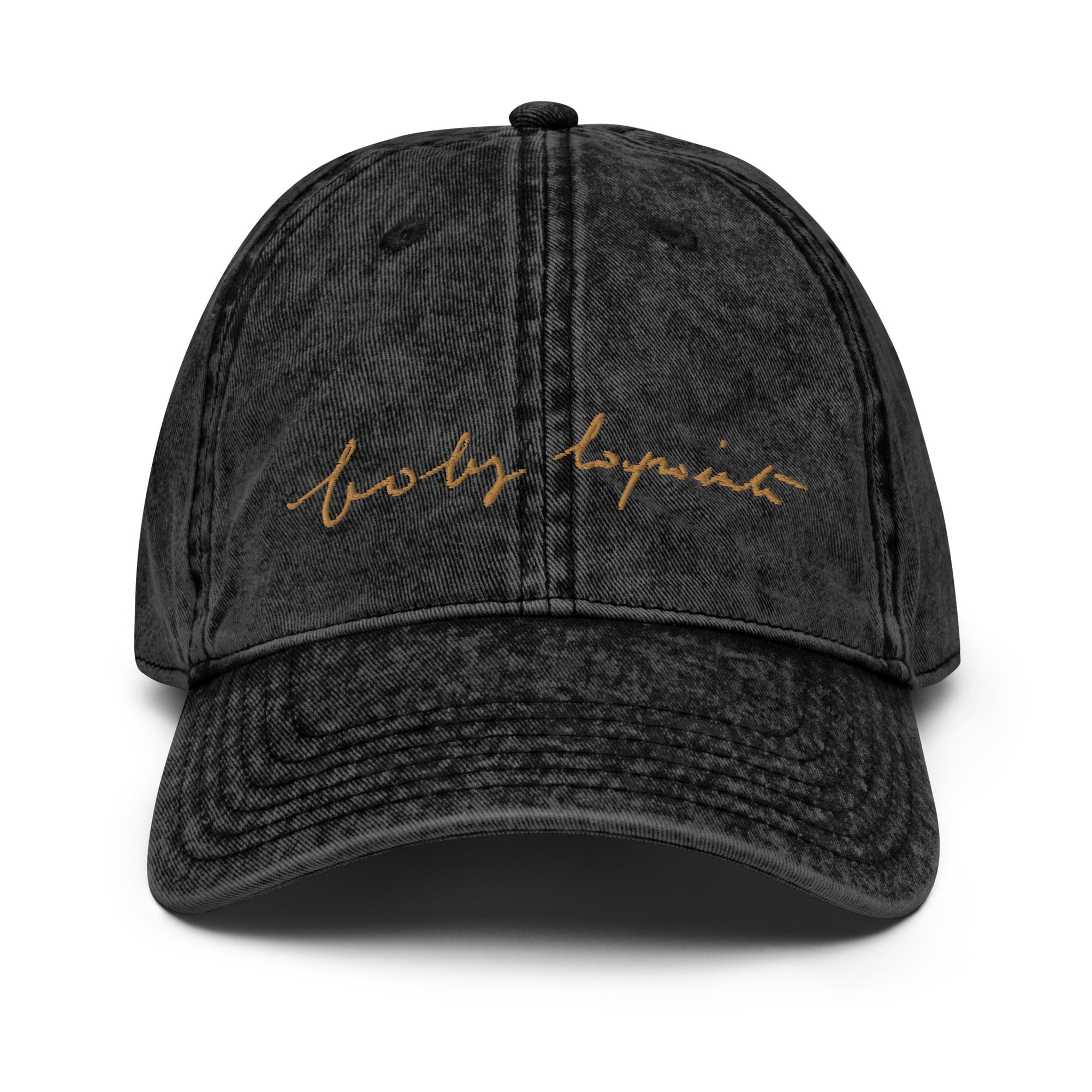 Signature Boby Lapointe - Pro - Casquette Vintage en Sergé de Coton - Brodée