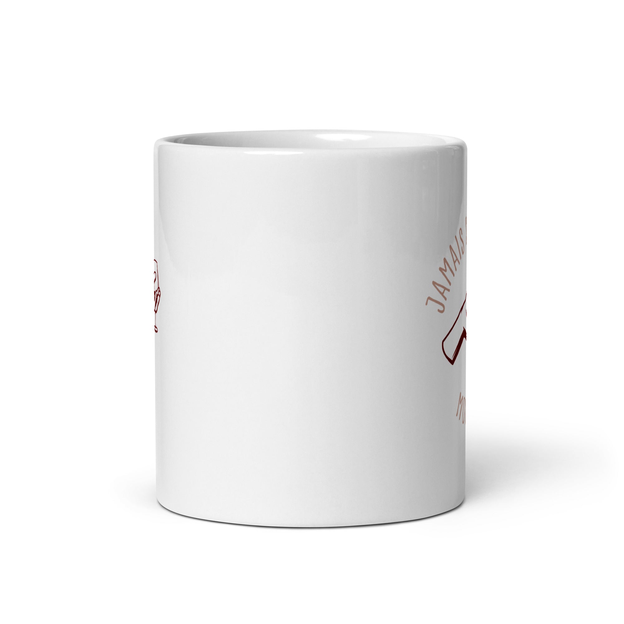 Jamais sans mon chardonnay - Mug Blanc Brillant