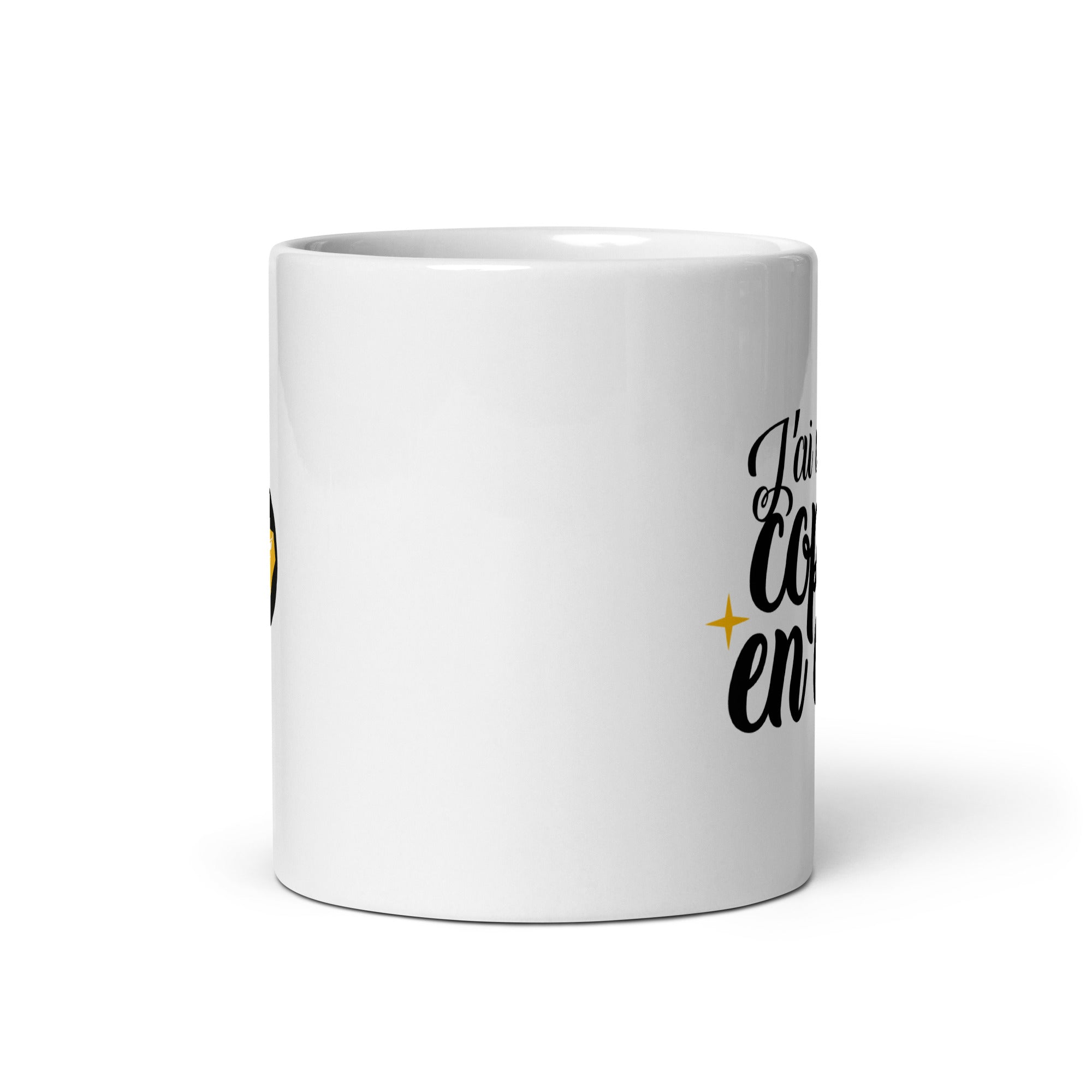 Copine en or - Mug Blanc Brillant