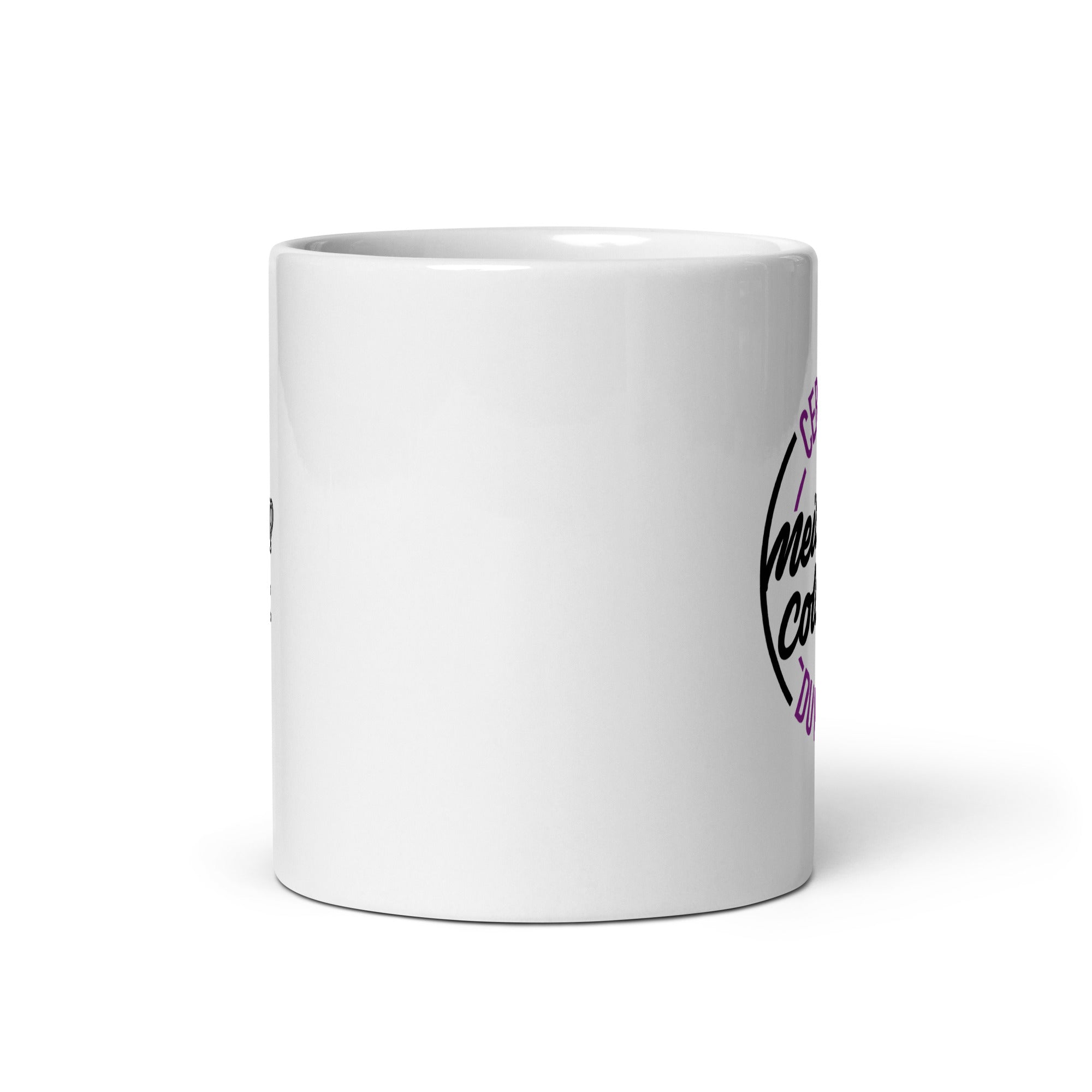 Certifiée meilleure collègue - Mug Blanc Brillant