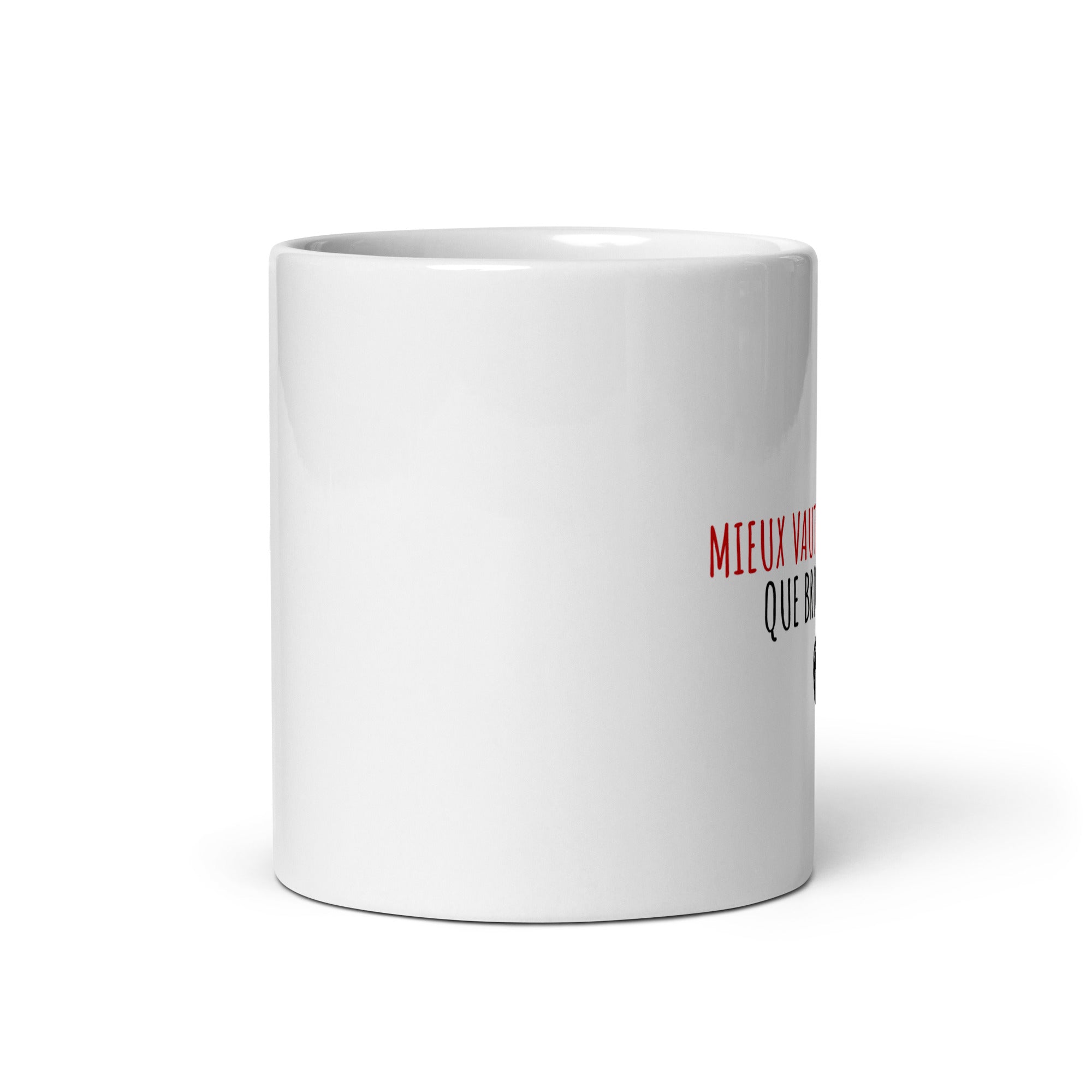 Broyer du noir - Mug Blanc Brillant