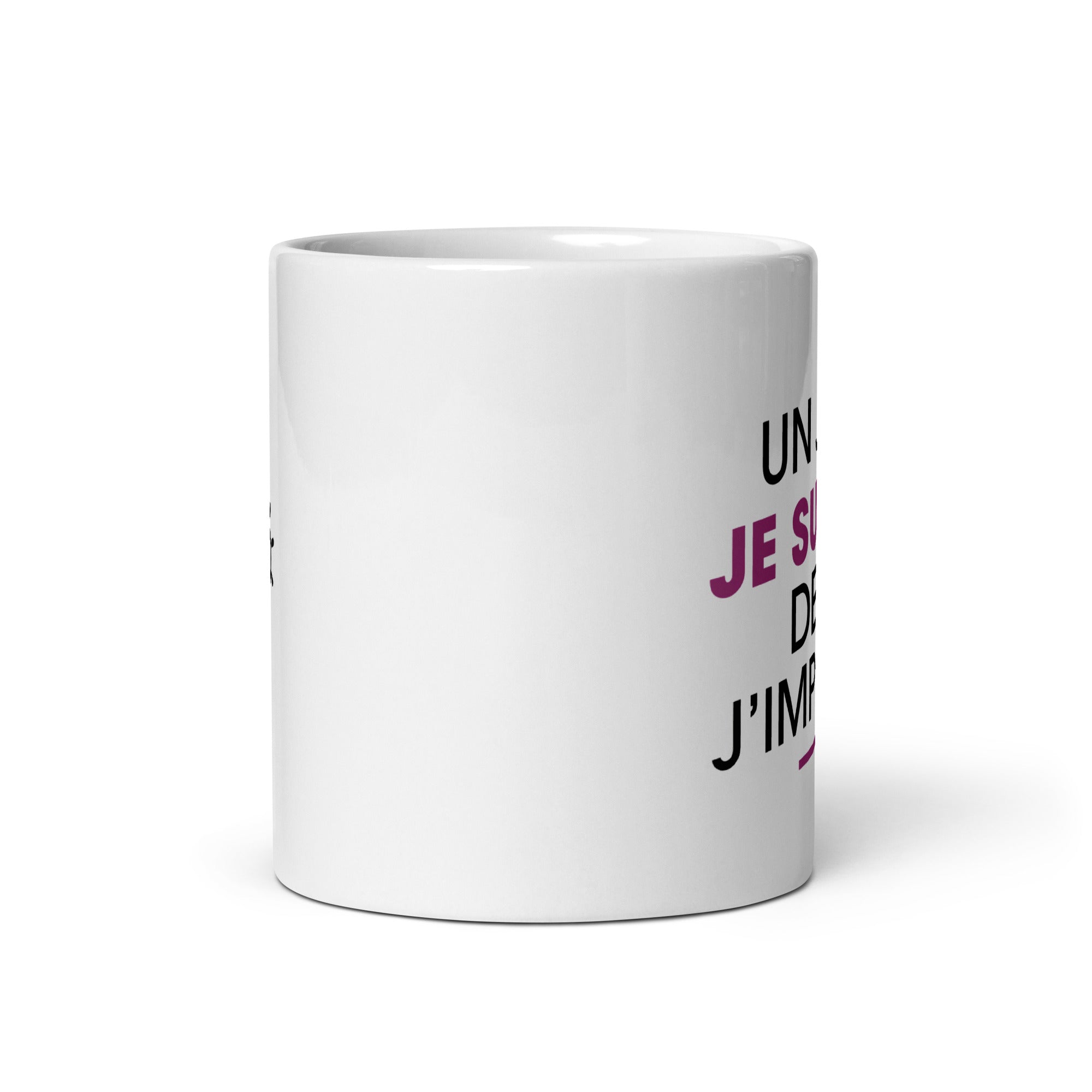 Un jour je suis née - Mug Blanc Brillant