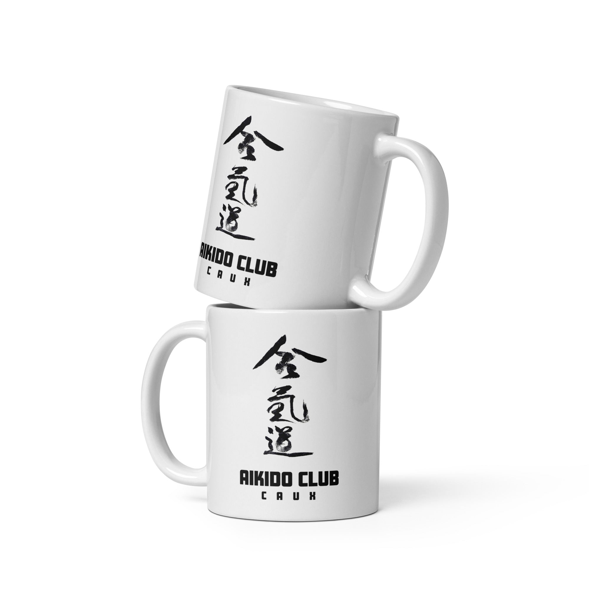 Aikido Club Caux - Mug Blanc Brillant