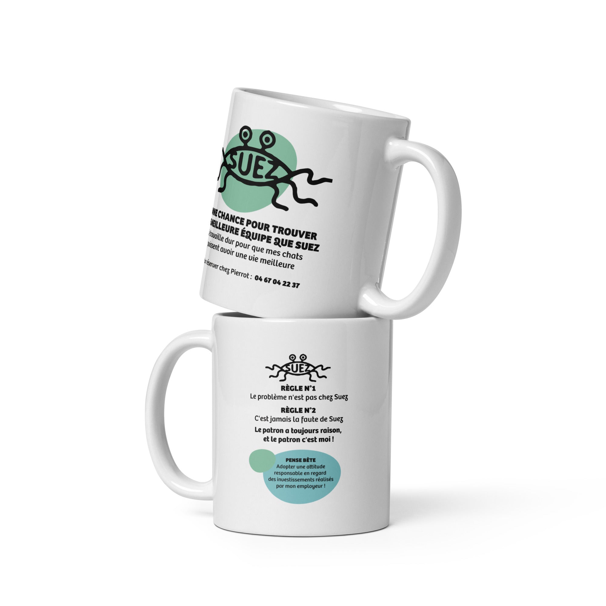 Suez - Mug Blanc Brillant