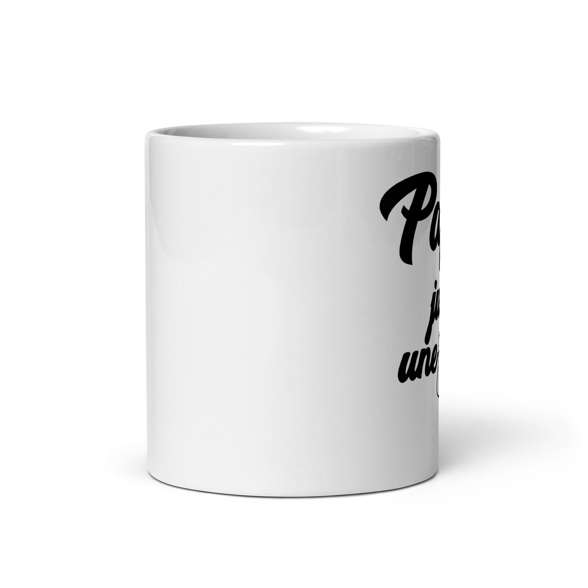 Papa voulait juste une pipe - Mug Blanc Brillant