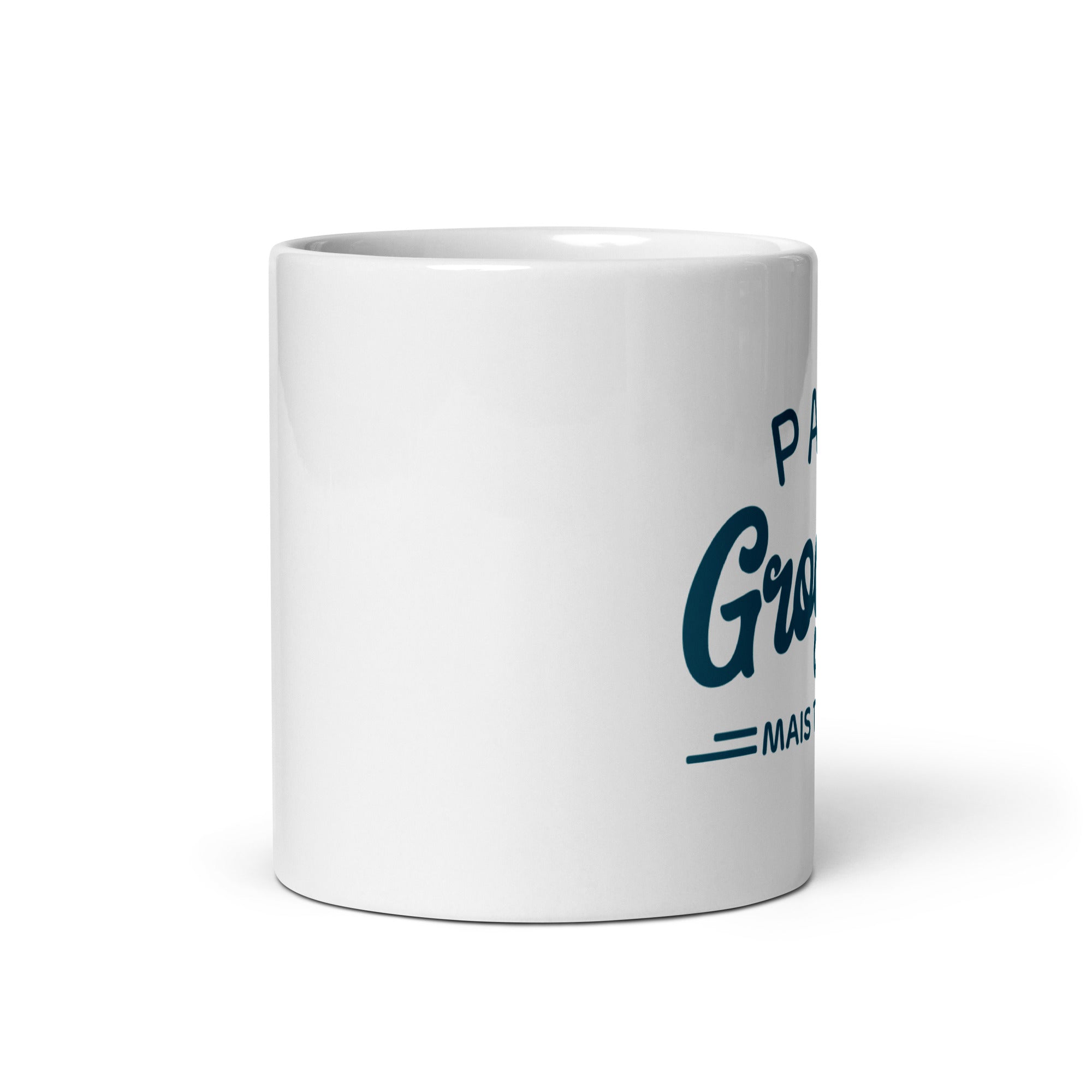 Papa grognon mais trognon - Mug Blanc Brillant