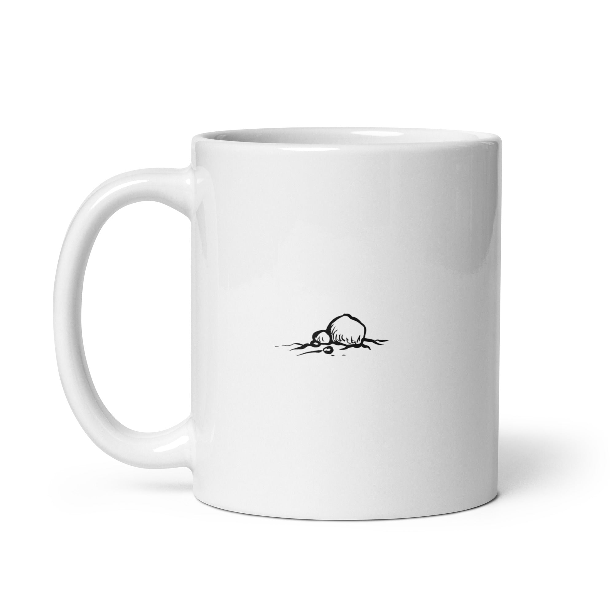 Bière qui roule - Mug Blanc Brillant