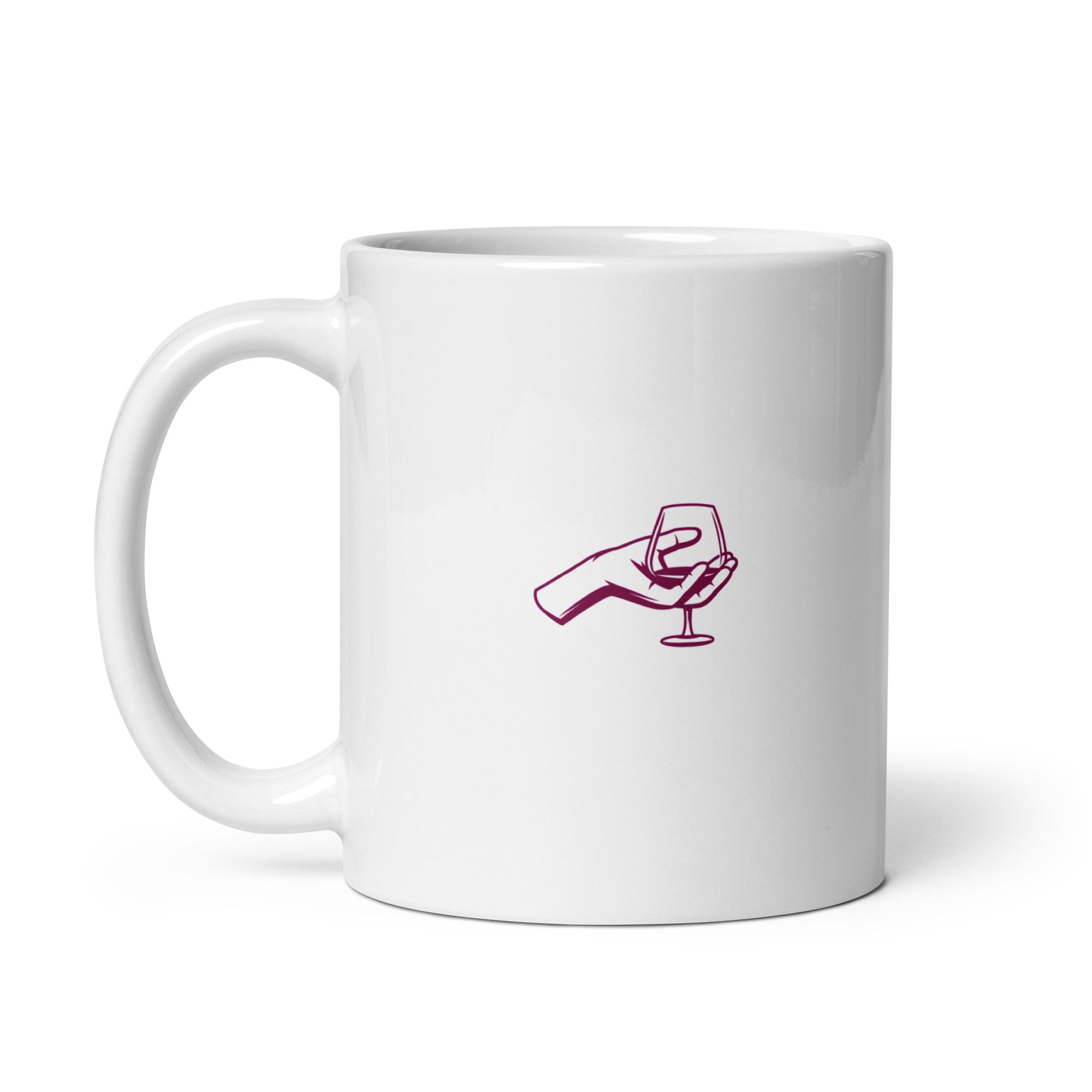 Jamais sans mon sauvignon - Mug Blanc Brillant