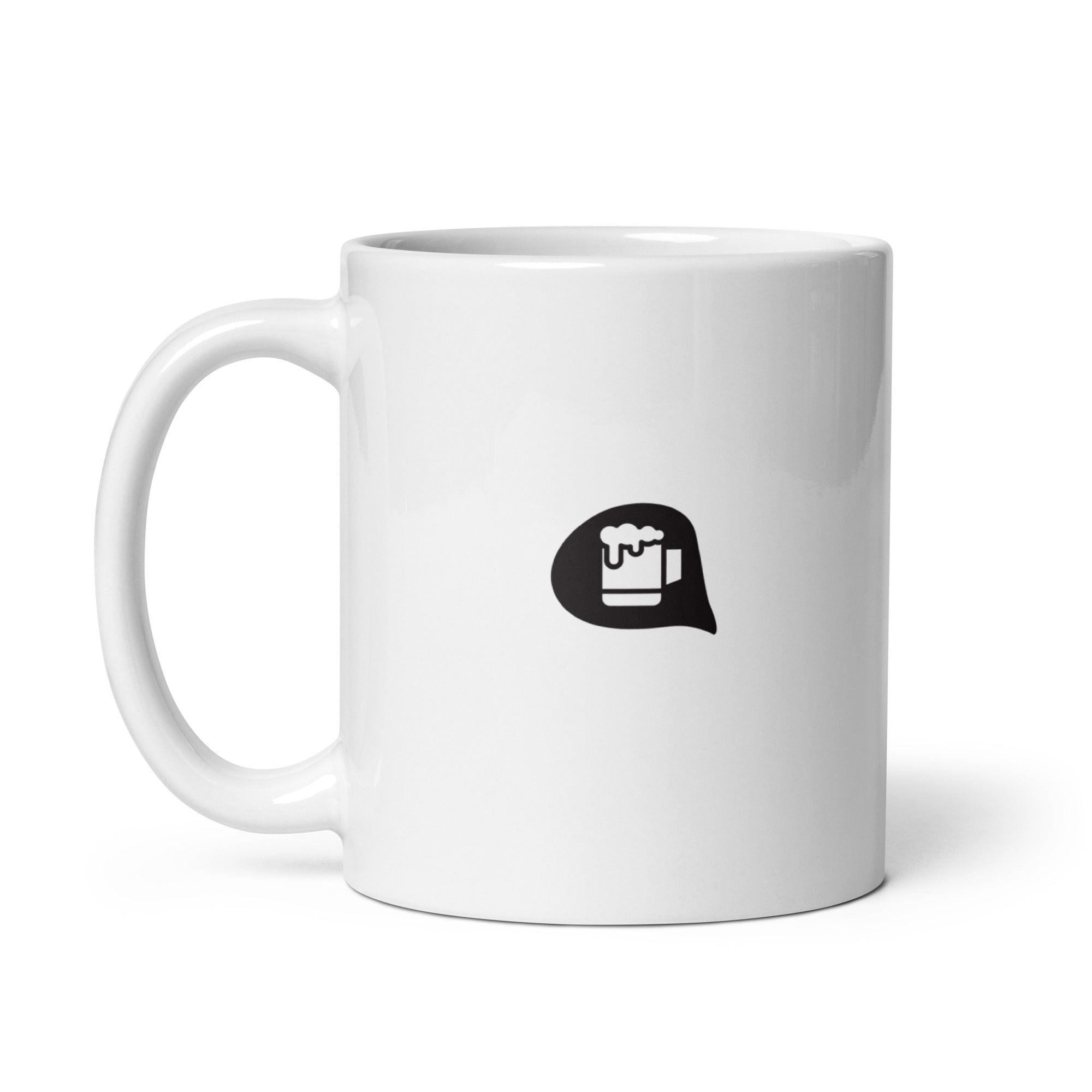La pression, mieux vaut la boire - Mug Blanc Brillant