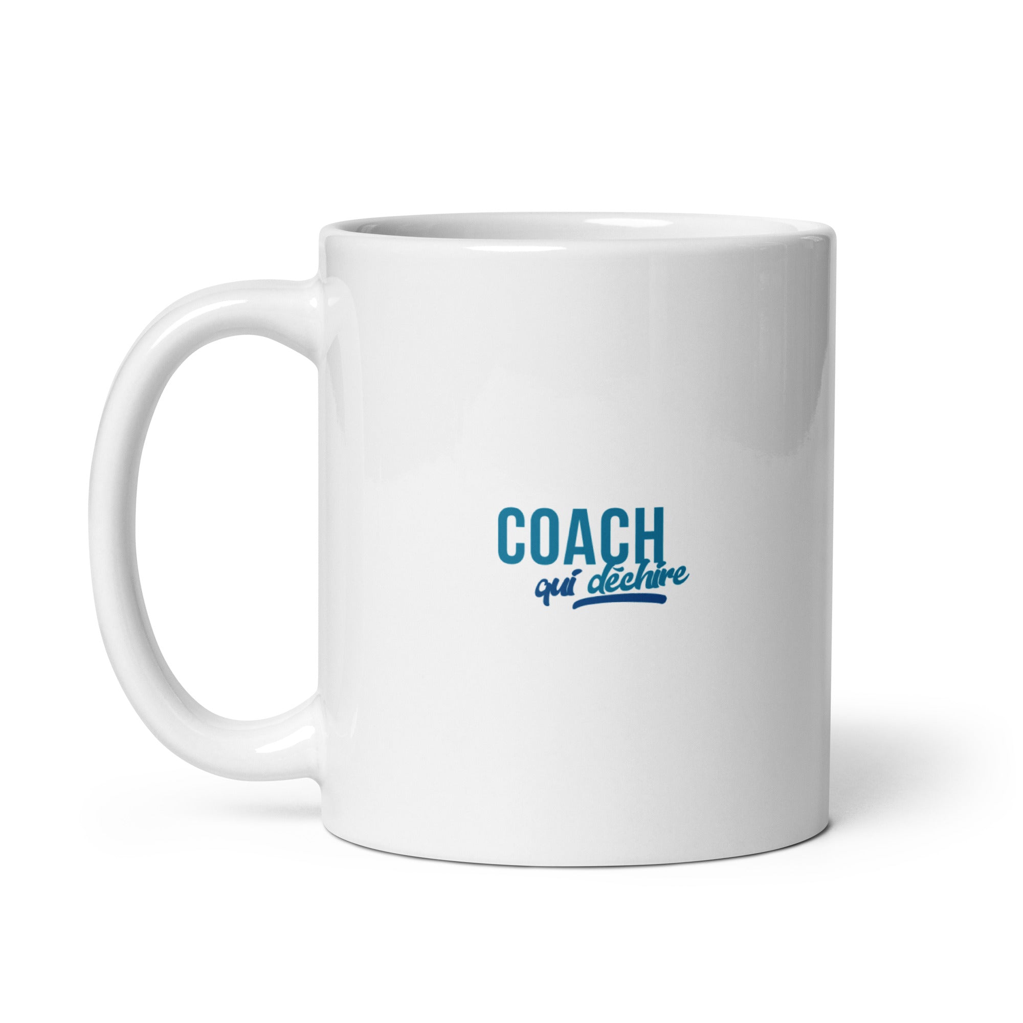 Coach qui déchire - Femme - Mug Blanc Brillant