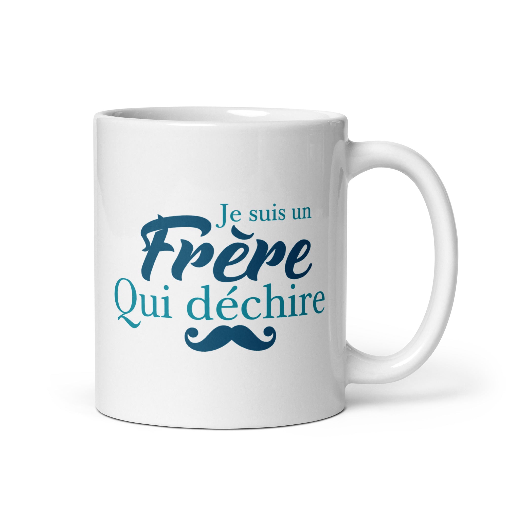 Frère qui déchire - Mug Blanc Brillant